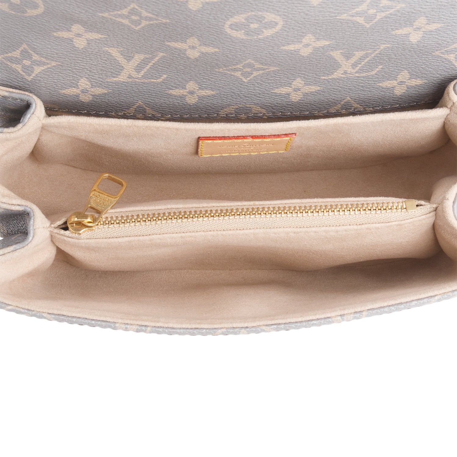Louis Vuitton Grey Monogram Pochette Metis East West w/ Straps