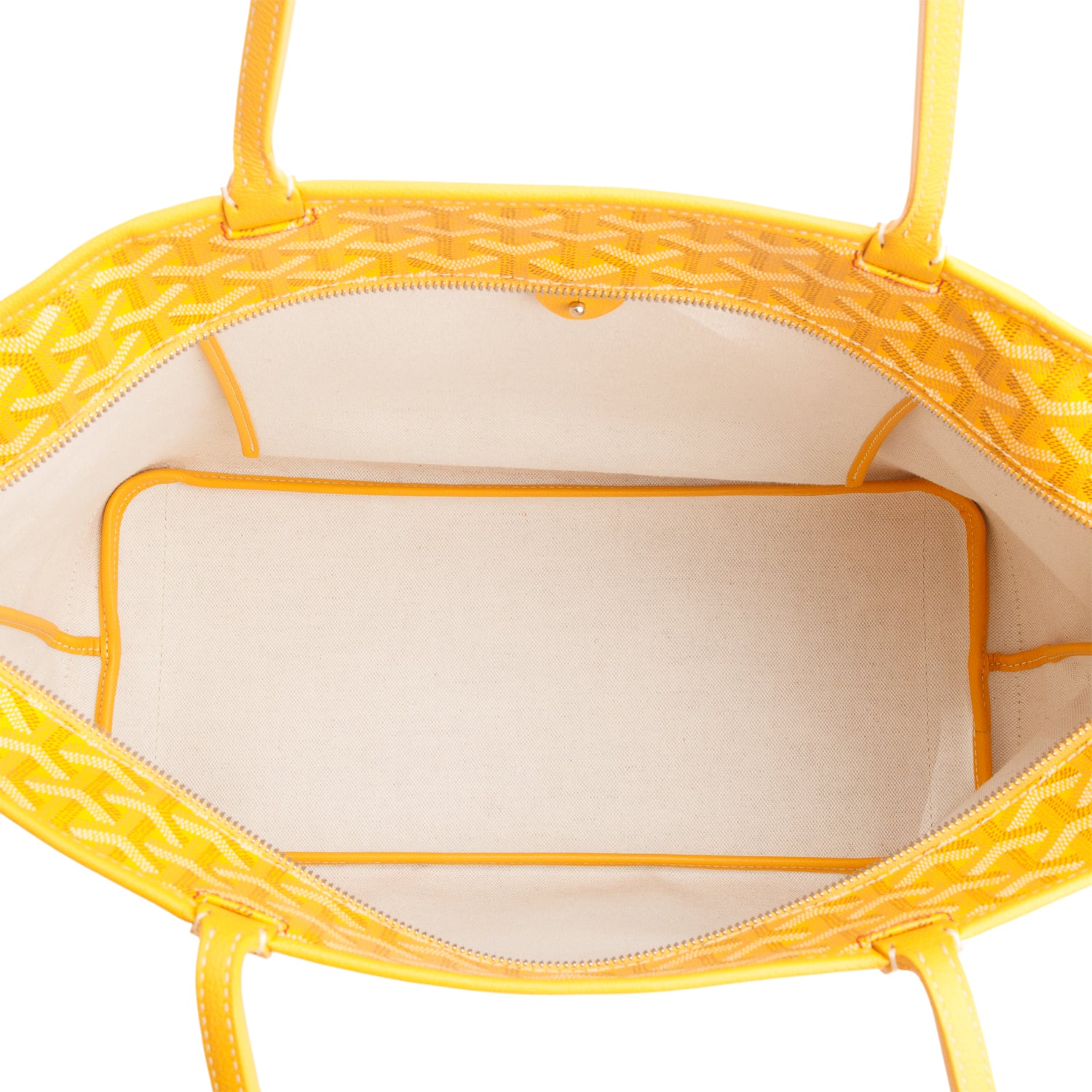 Goyard 2024 Yellow Monogram and Leather Trim Artois MM