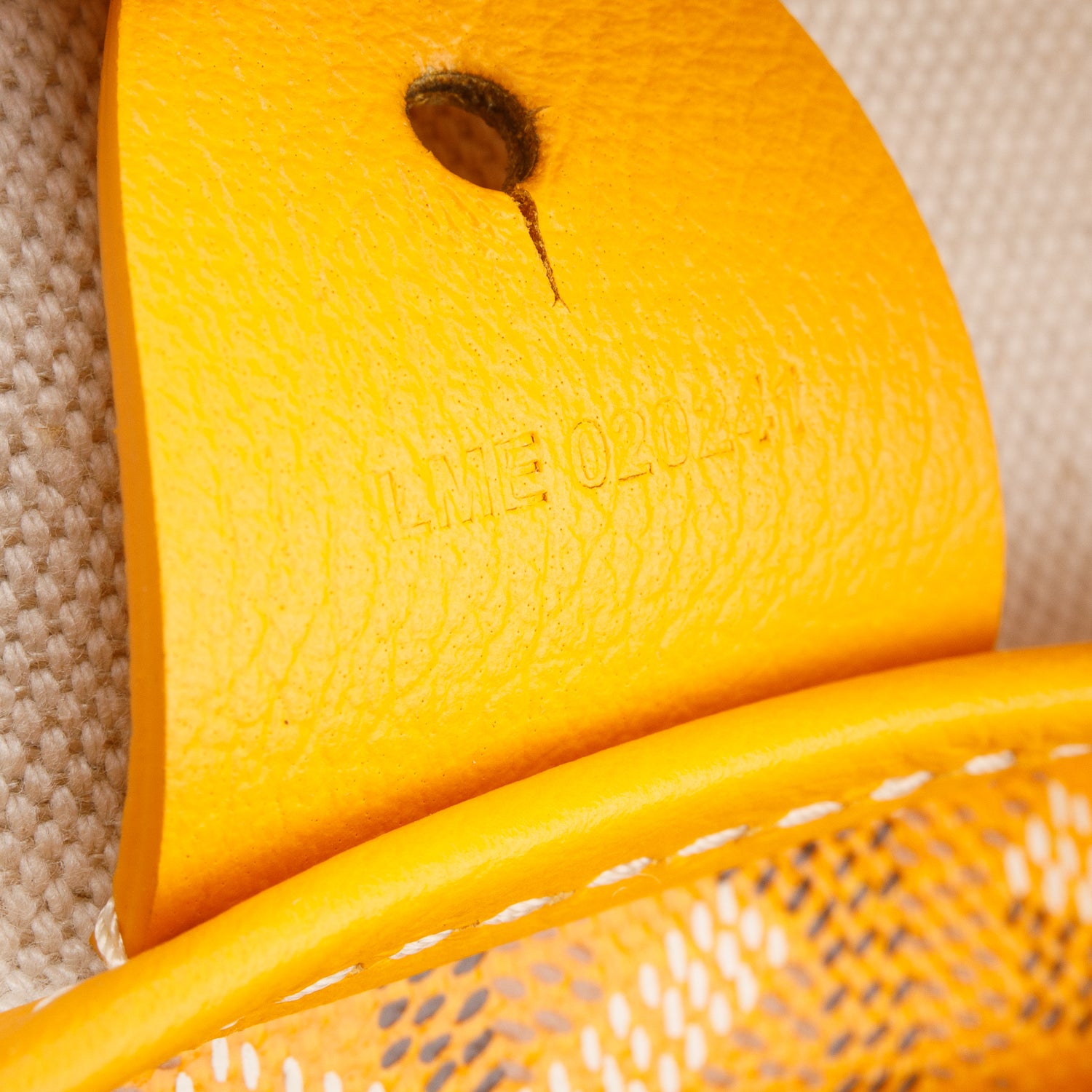 Goyard 2024 Yellow Monogram and Leather Trim Artois MM