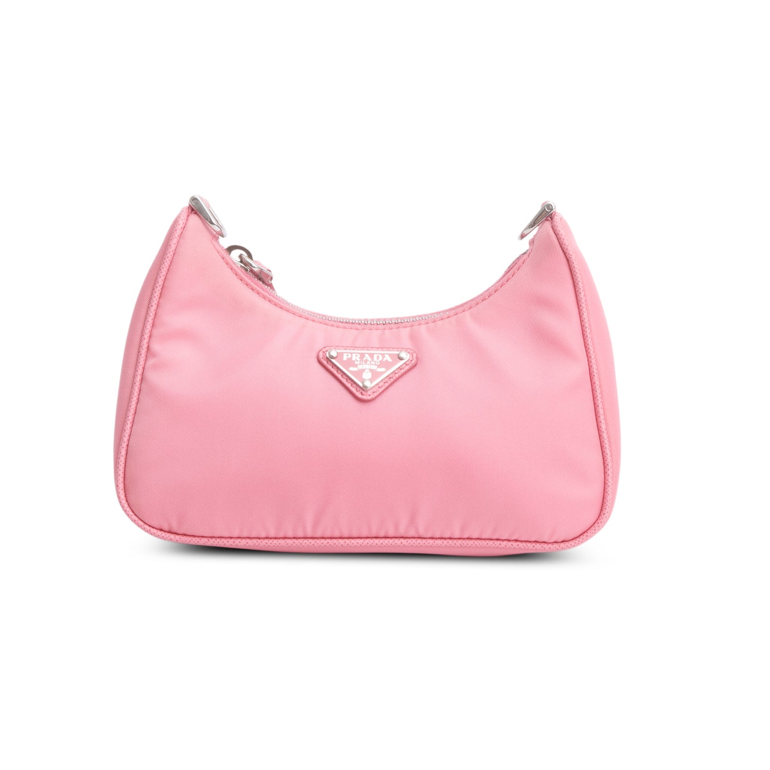 Prada Pink Nylon Re-Edition 2005 Mini Bag w/ Straps