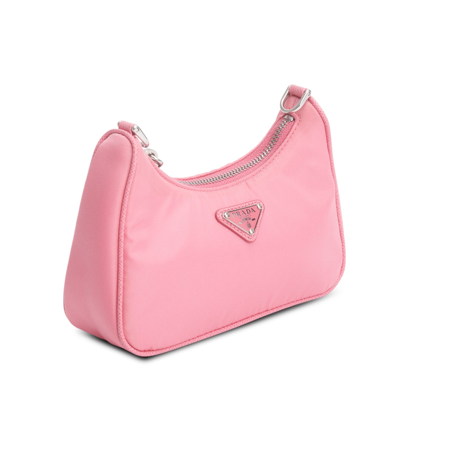 Prada Pink Nylon Re-Edition 2005 Mini Bag w/ Straps