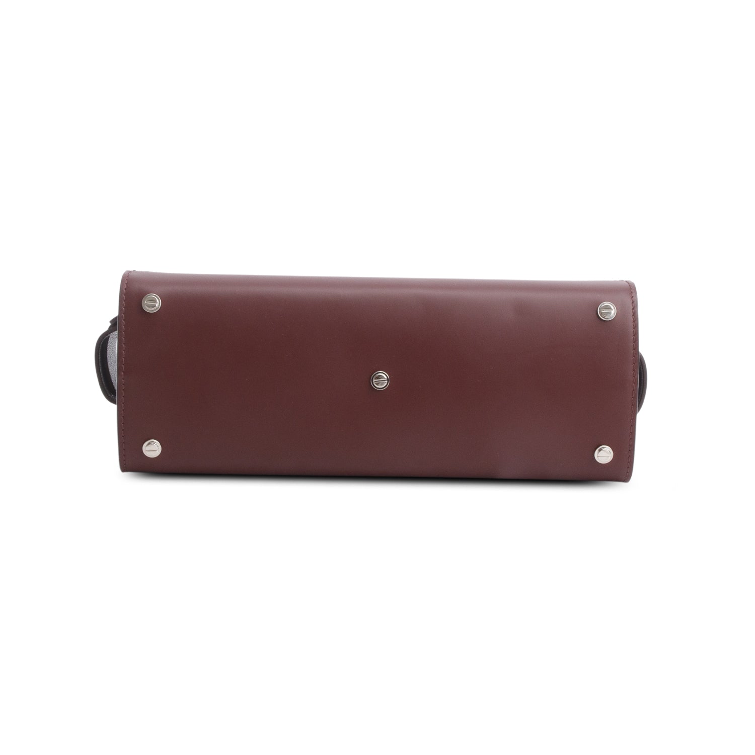 Givenchy Burgundy Small Smooth Leather Horizon Satchel w/ Strap