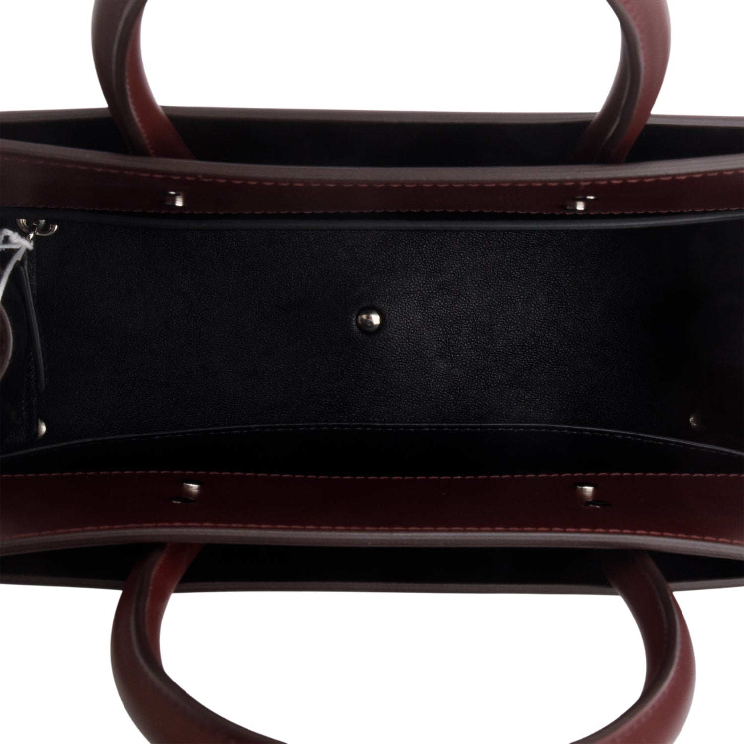 Givenchy Burgundy Small Smooth Leather Horizon Satchel w/ Strap