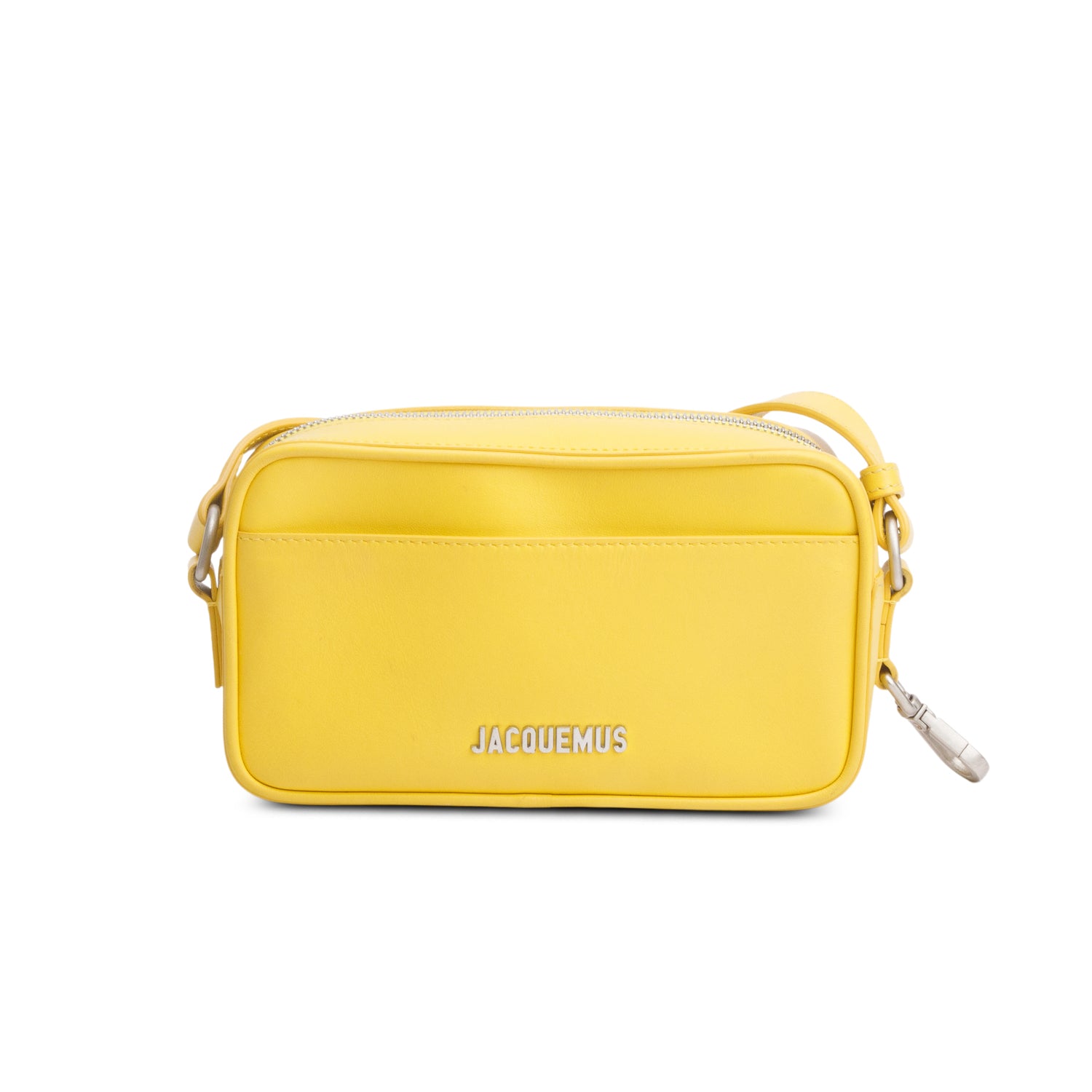 Jacquemus Yellow Calfskin Leather The Baneto Camera Bag