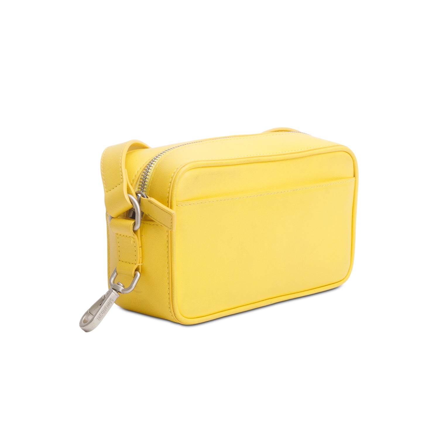 Jacquemus Yellow Calfskin Leather The Baneto Camera Bag