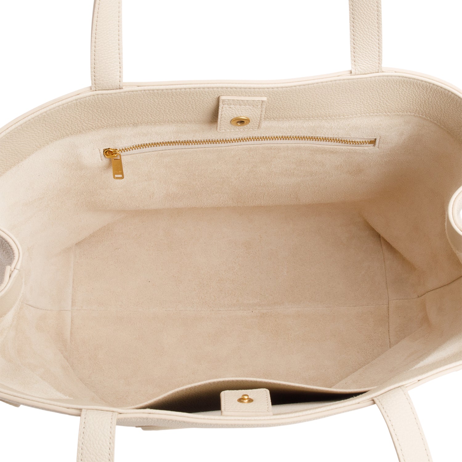 Celine 2024 Beige Grained Calfskin Triomphe Medium Cabas Anais w/ Box