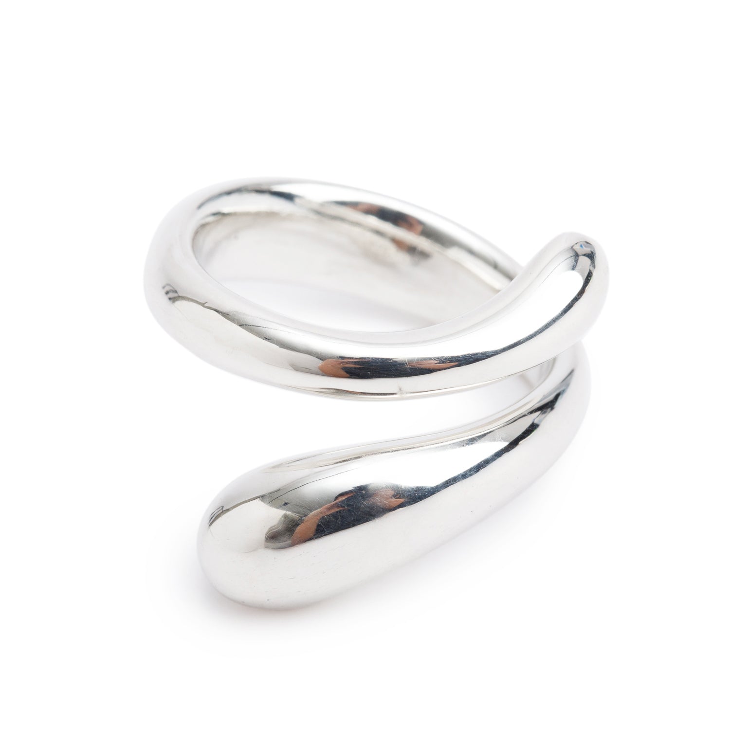 Tiffany & Co. Elsa Peretti Sterling Silver Teardrop Ring, Size 6