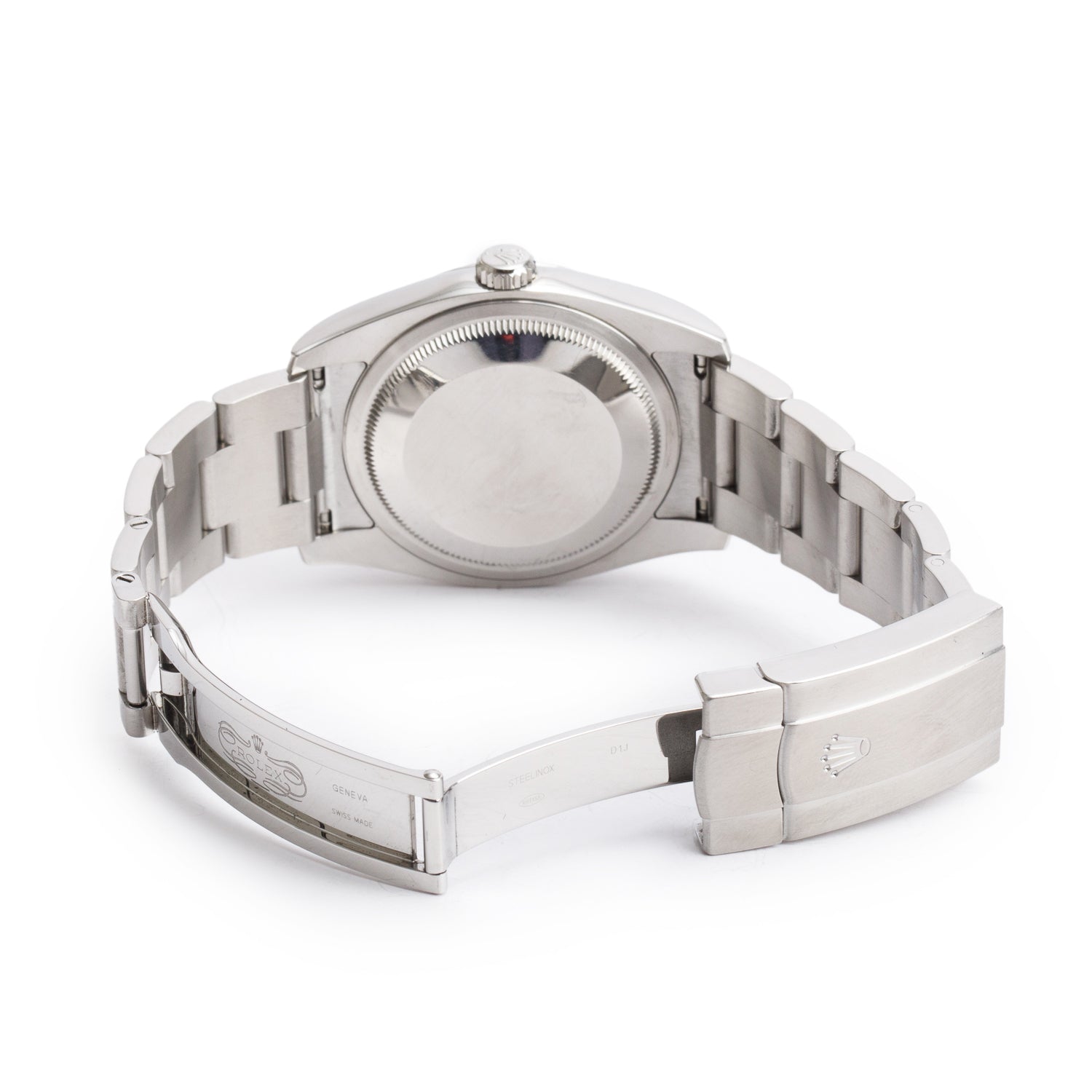 Rolex Stainless Steel Oyster Perpetual 36 MM Watch Silver Dial 116000 w/ Box & Papers