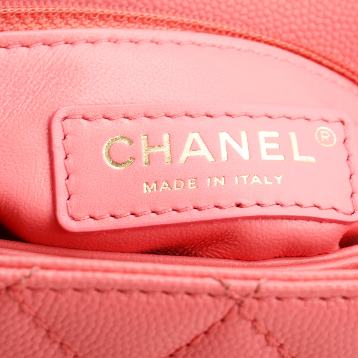 Chanel Pink Caviar Quilted Mini Coco Handle Flap w/ Box & Strap