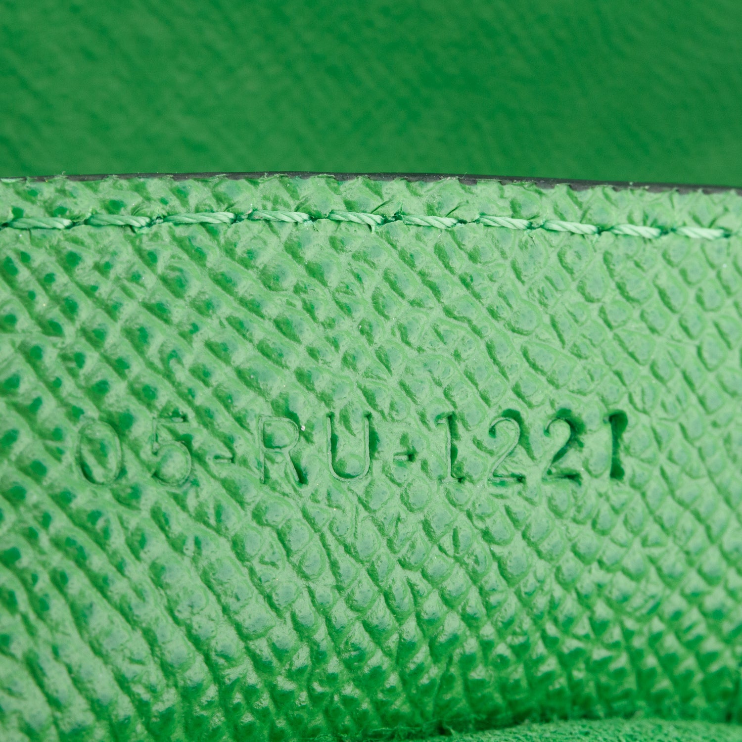 Christian Dior 2021 Green Grained Calfskin Saddle Bag
