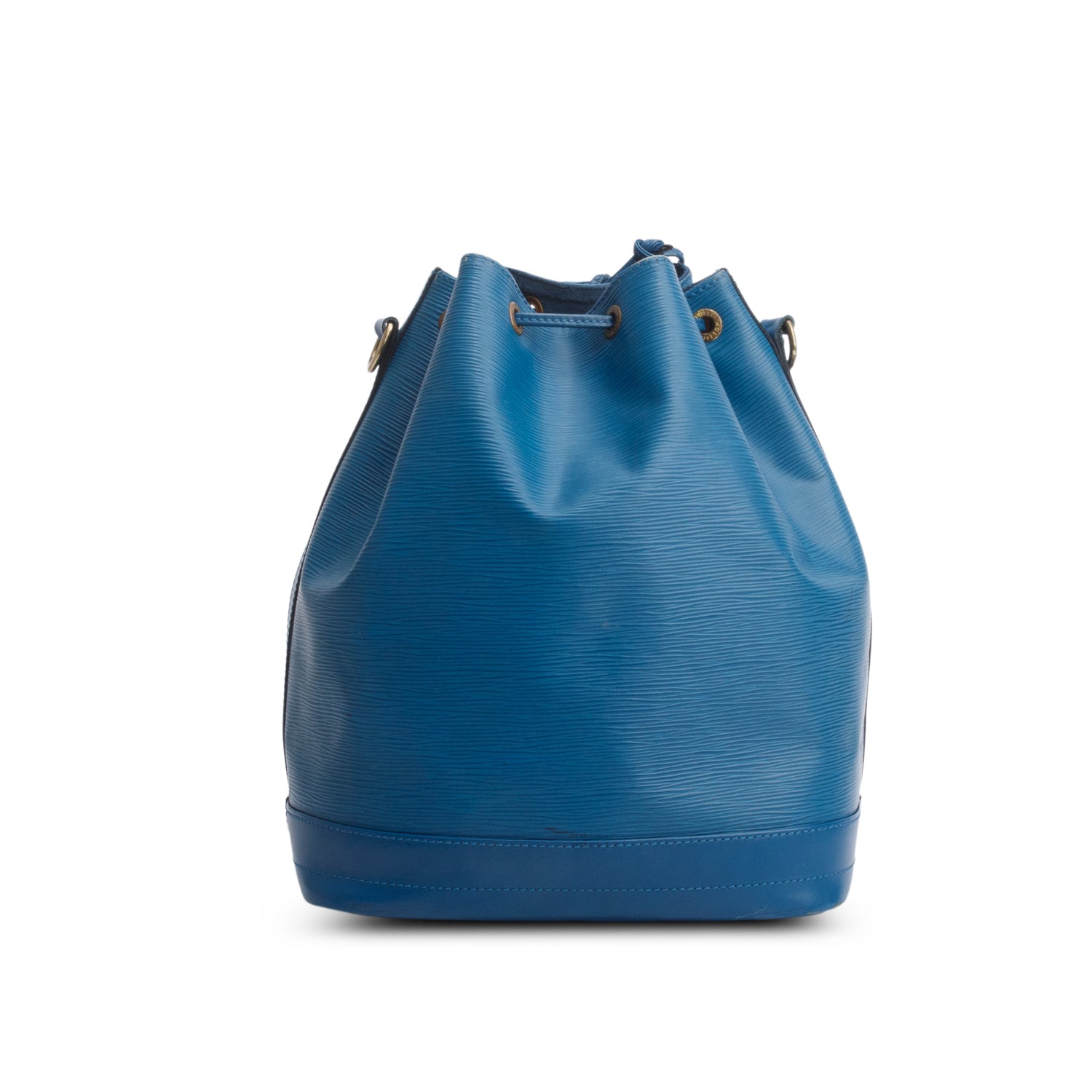 Louis Vuitton 1996 Blue Epi Leather Noe Bucket Bag