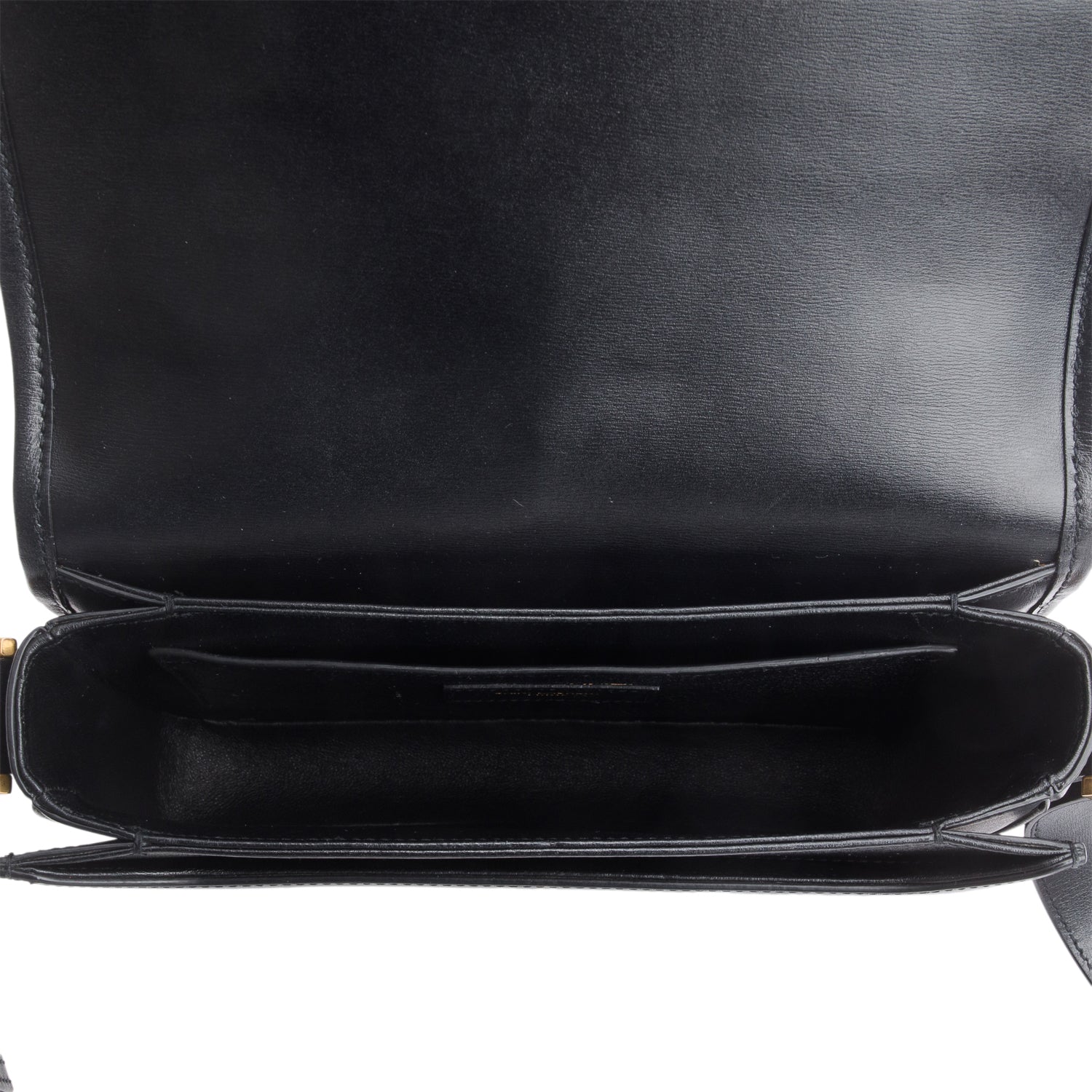 Saint Laurent Black Calfskin/Suede Le 61 Shoulder Bag