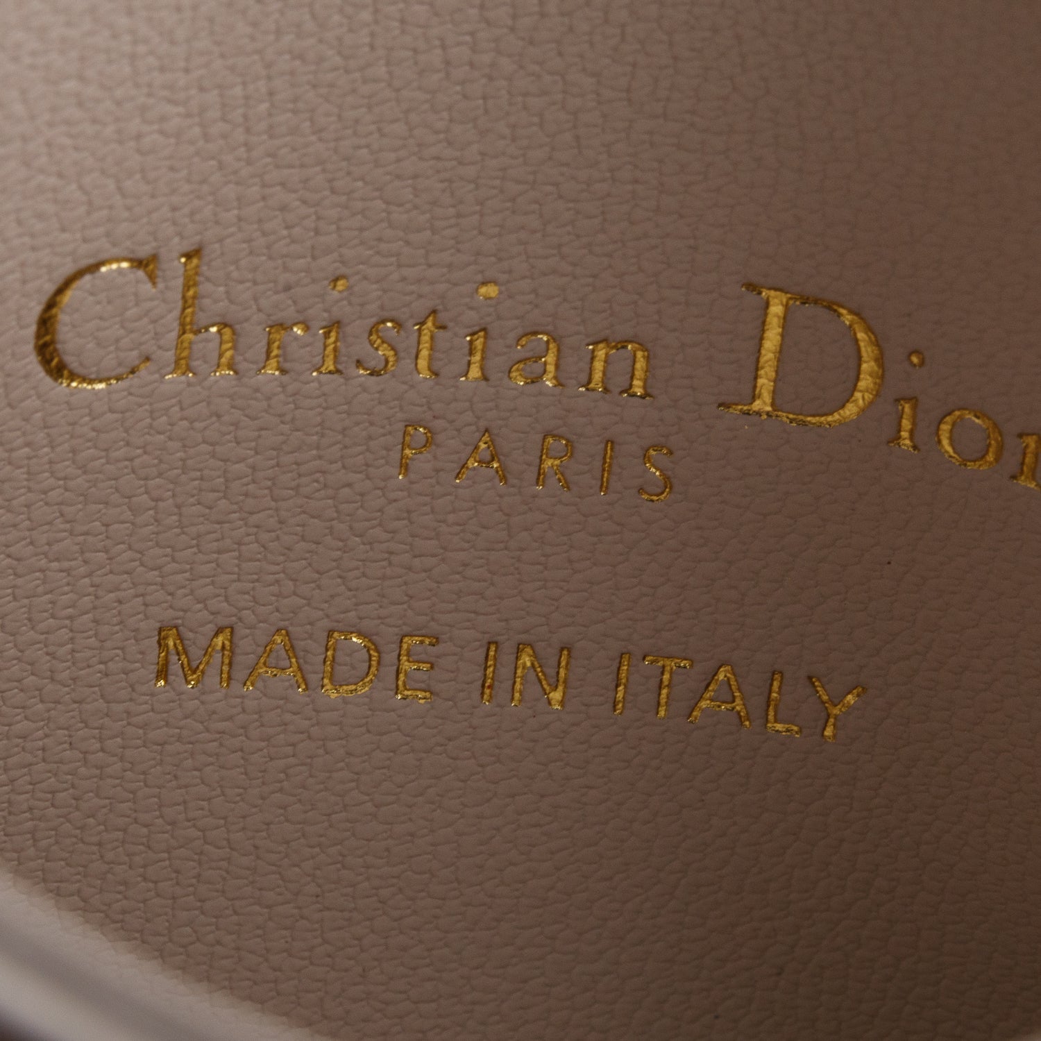 Christian Dior 2025 Beige Multicolor Printed Leather Caro Freesia Card Holder w/ Box