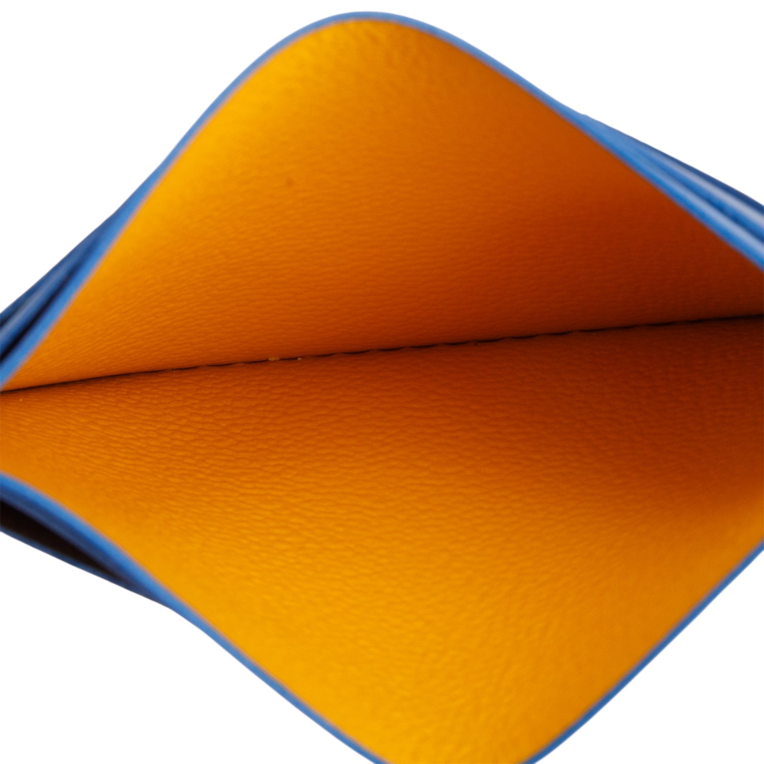 Goyard 2025 Blue Leather & Coated Canvas Saint Sulpice Card Holder w/ Box