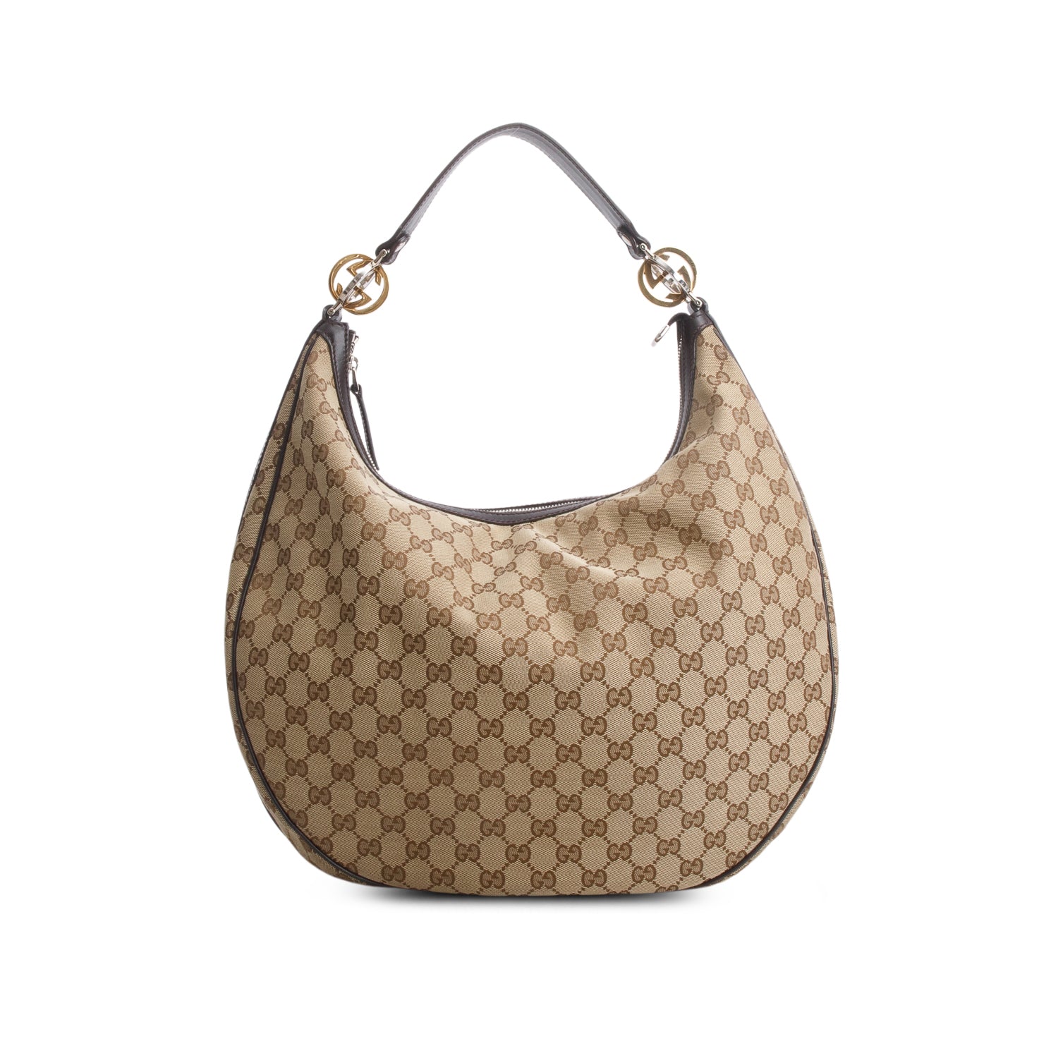 Gucci GG Supreme Monogram Medium Twins Hobo