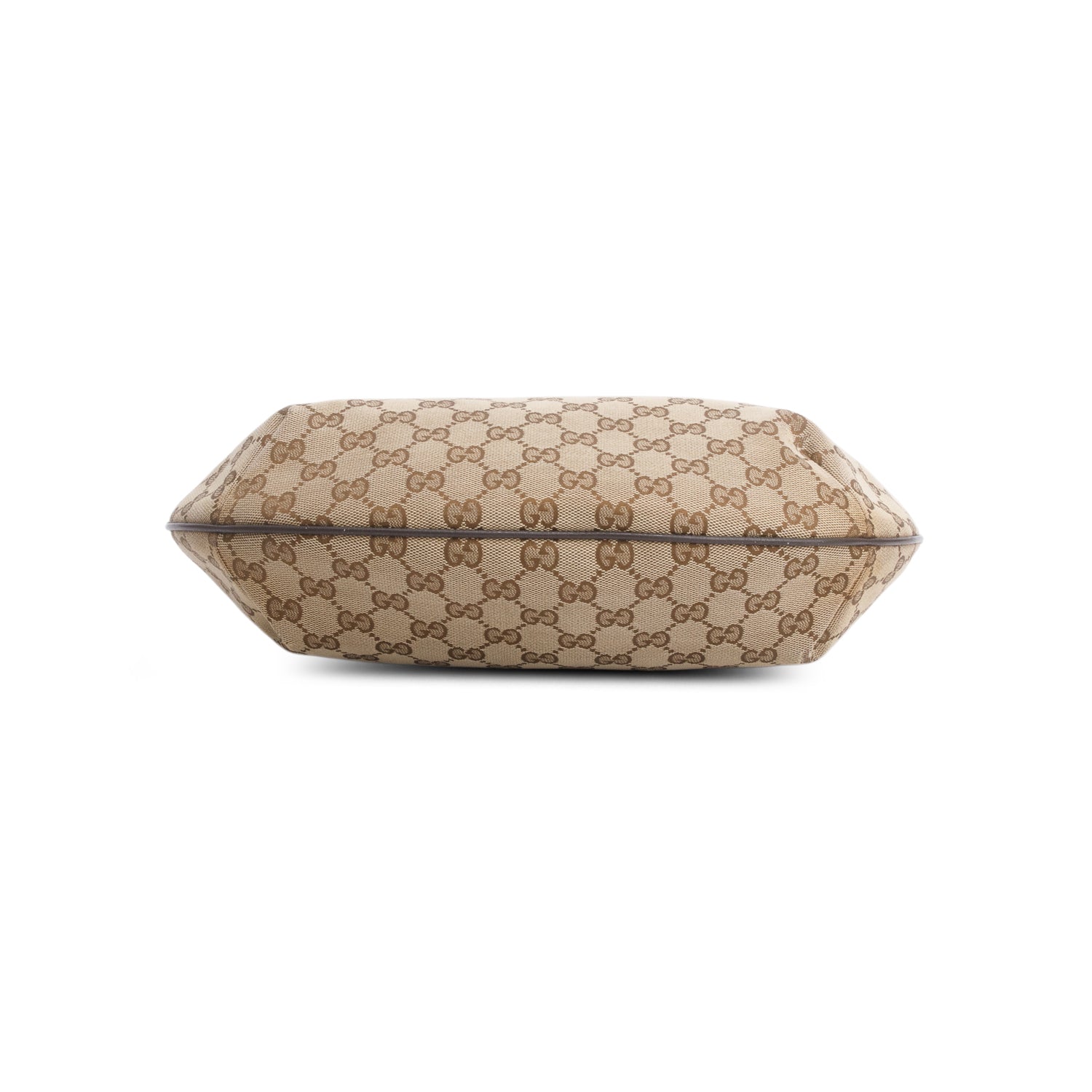 Gucci Monogram Web Medium Half Moon Hobo