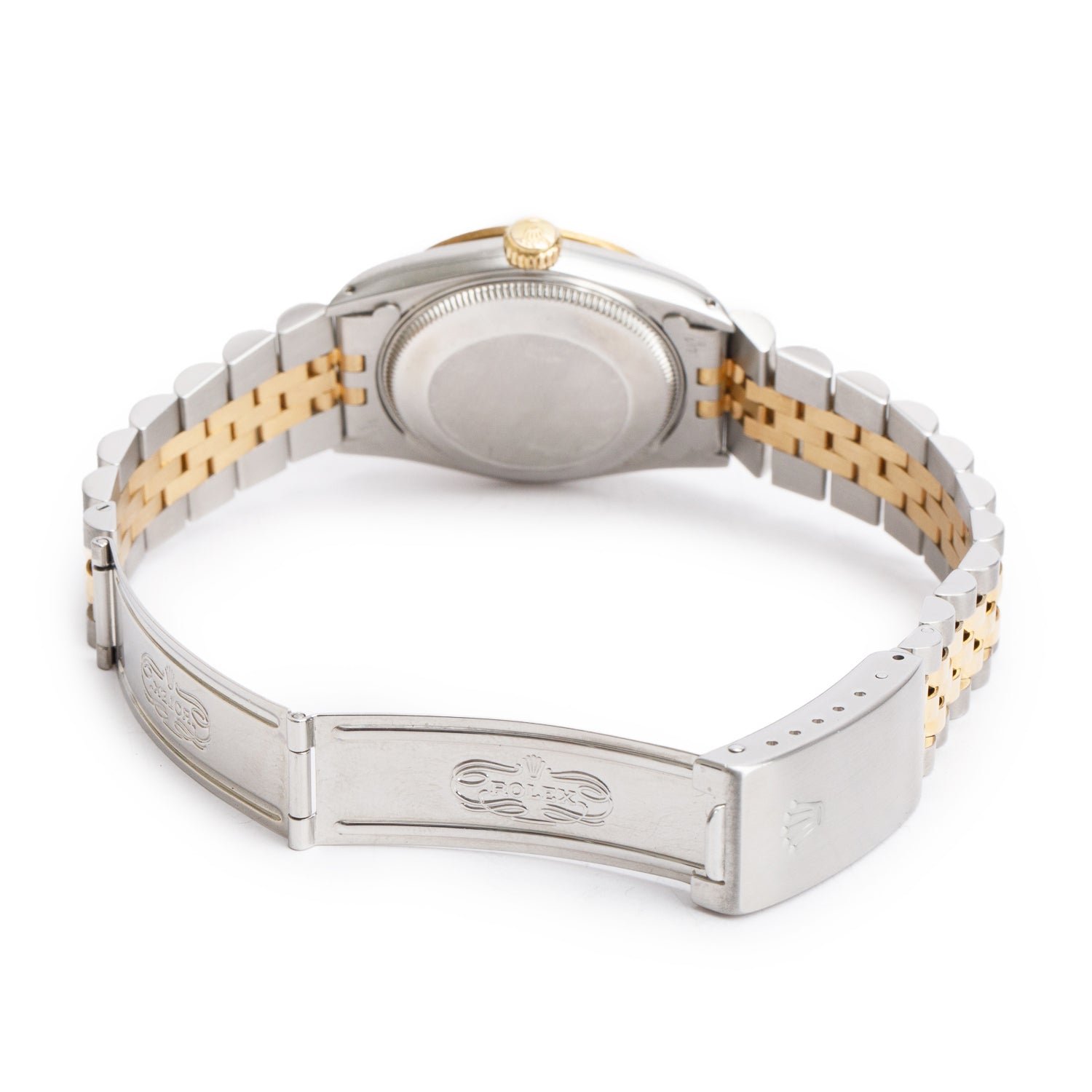 Rolex Stainless Steel & 18k Yellow Gold Diamond Dial Datejust 31 MM Watch Champagne Diamond Dial 68273