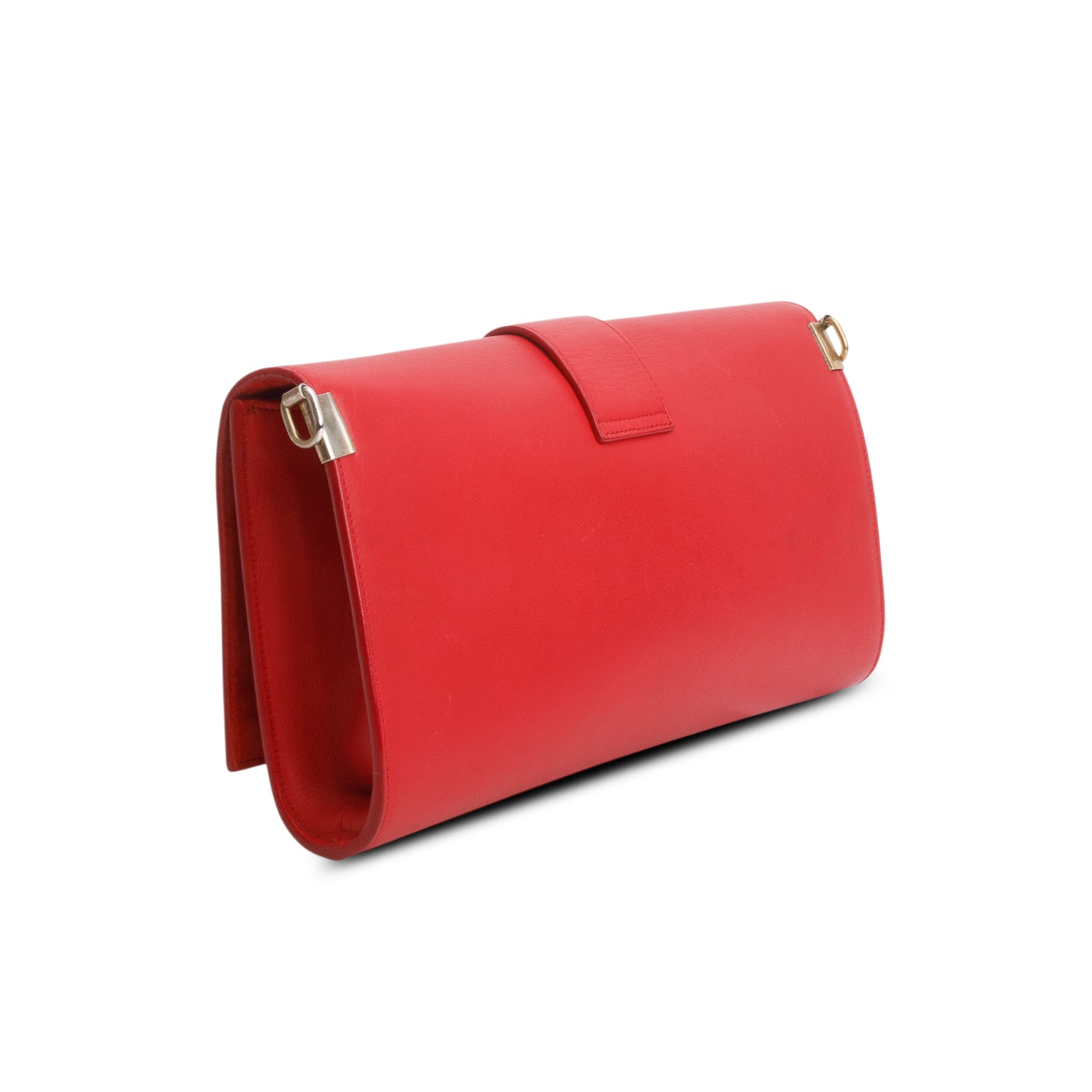 Saint Laurent Red Calfskin Classic Y Ligne w/ Strap