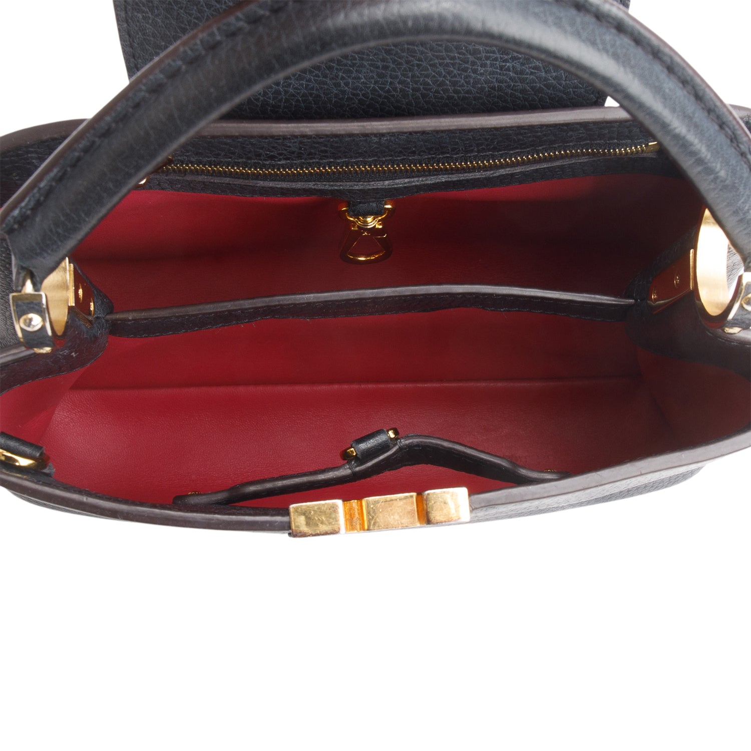 Louis Vuitton 2022 Taurillon Capucines BB w/ Strap & Receipt