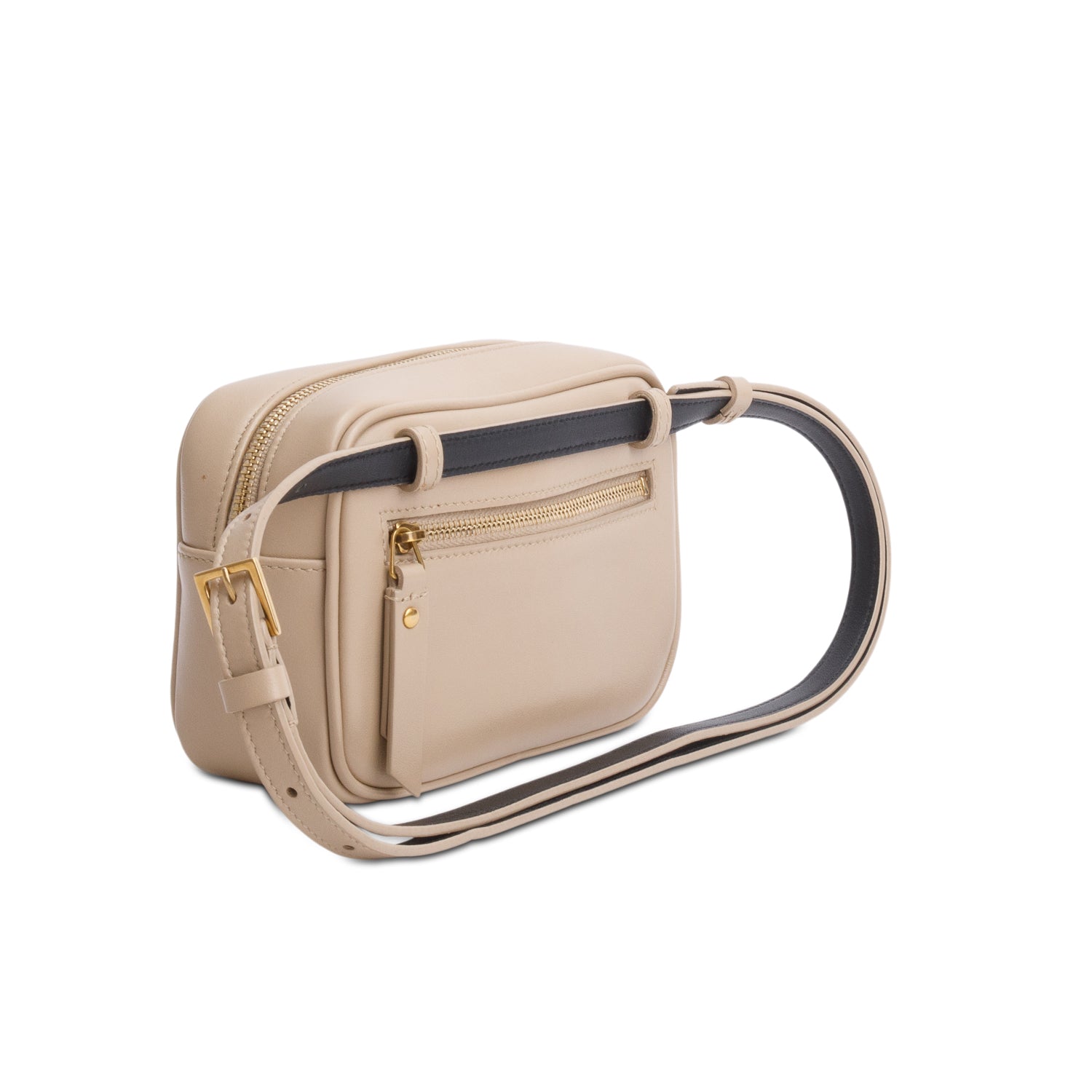 Saint Laurent 2020 Beige Calfskin Matelasse Monogram Lou Belt Bag