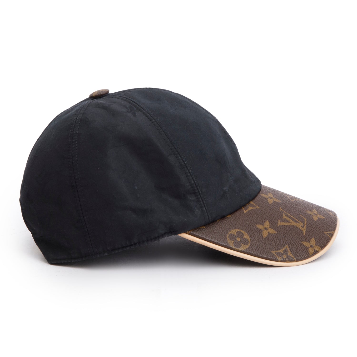 Louis Vuitton 2020 Black/Brown Monogram LV Get Ready Cap, Size M