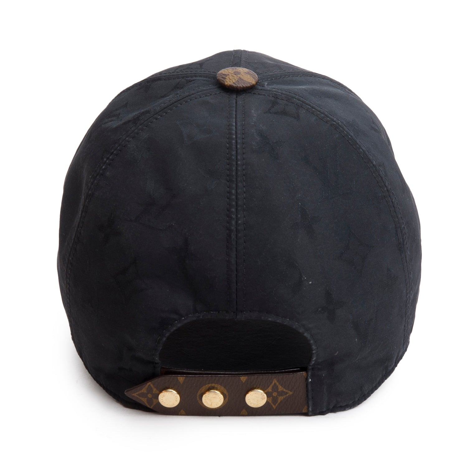 Louis Vuitton 2020 Black/Brown Monogram LV Get Ready Cap, Size M