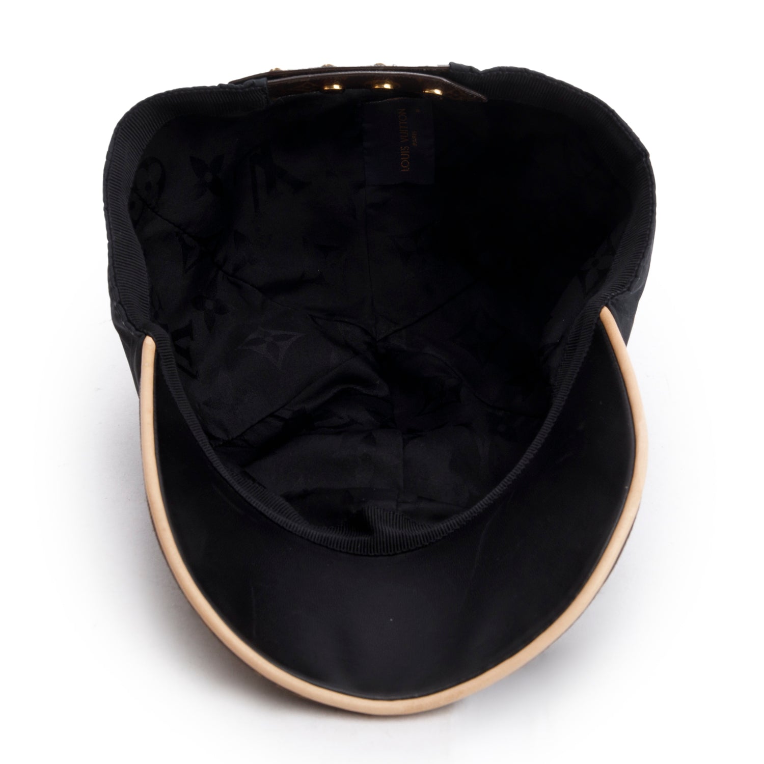 Louis Vuitton 2020 Black/Brown Monogram LV Get Ready Cap, Size M