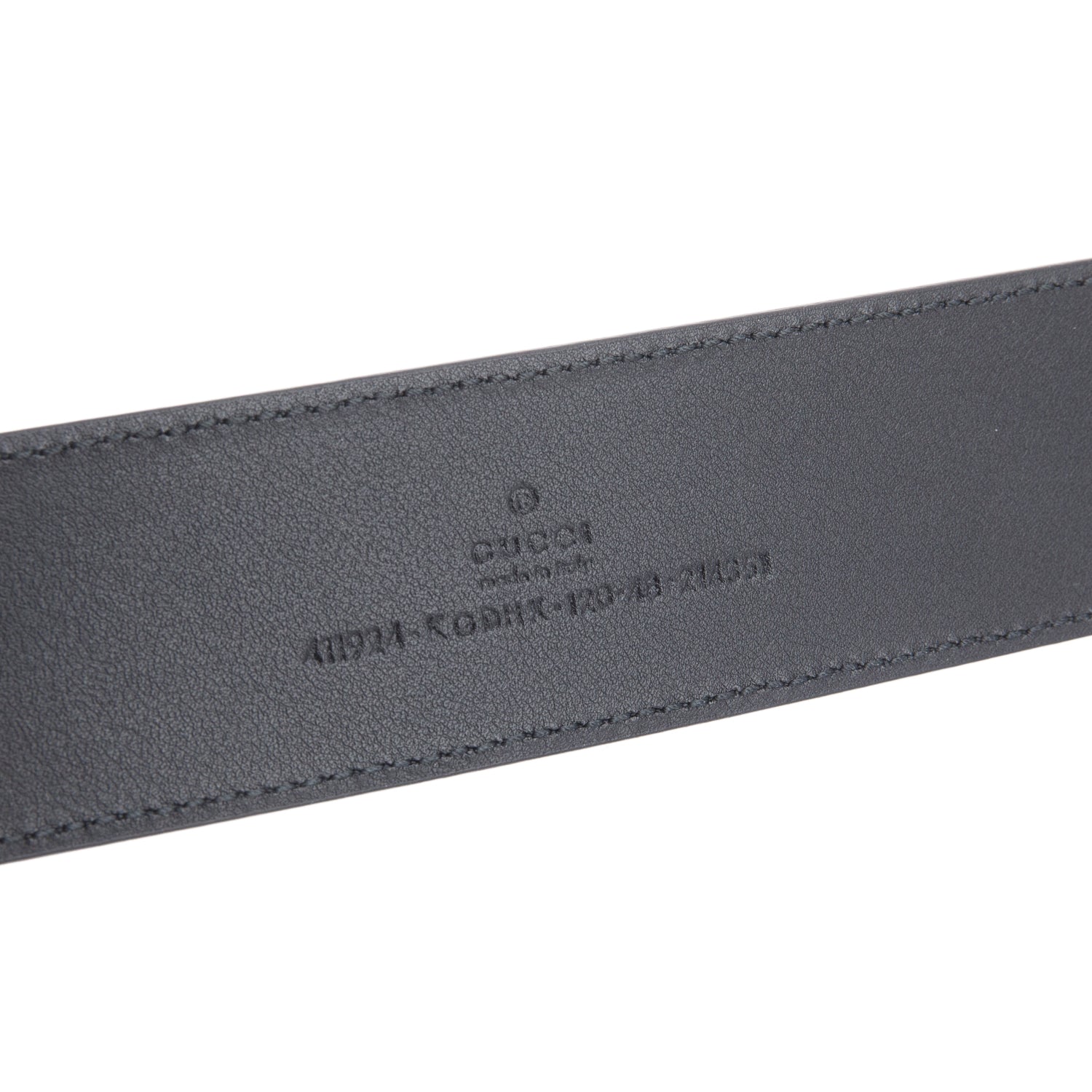 Gucci Black GG Supreme Monogram Blondie Belt 120 48