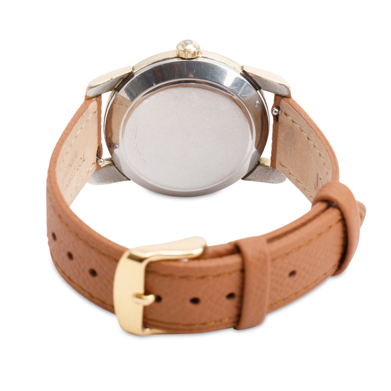 Omega Vintage Gold-Plated Stainless Steel Seamaster Bumper 34 MM Automatic Watch