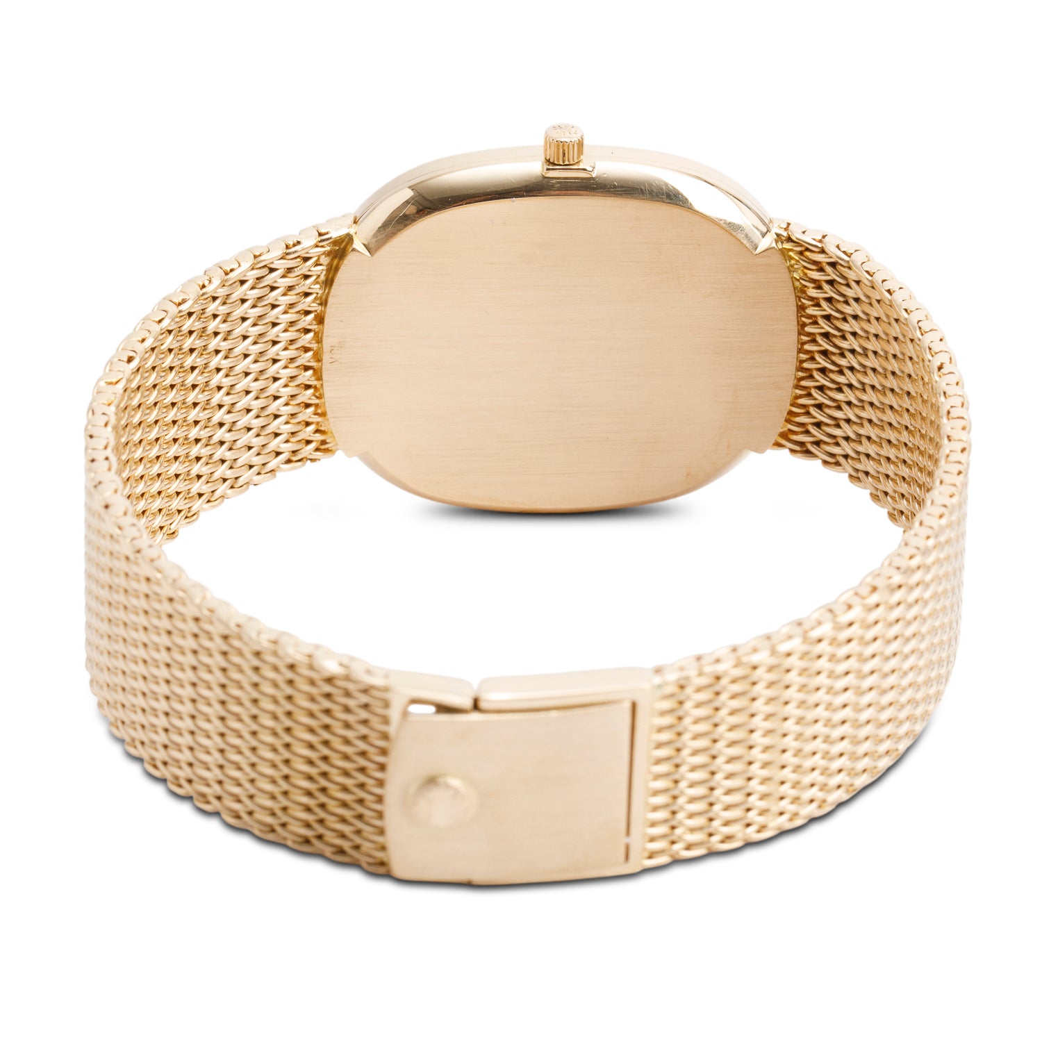 Patek Philippe 18k Yellow Gold Golden Ellipse Automatic Watch Gold Dial