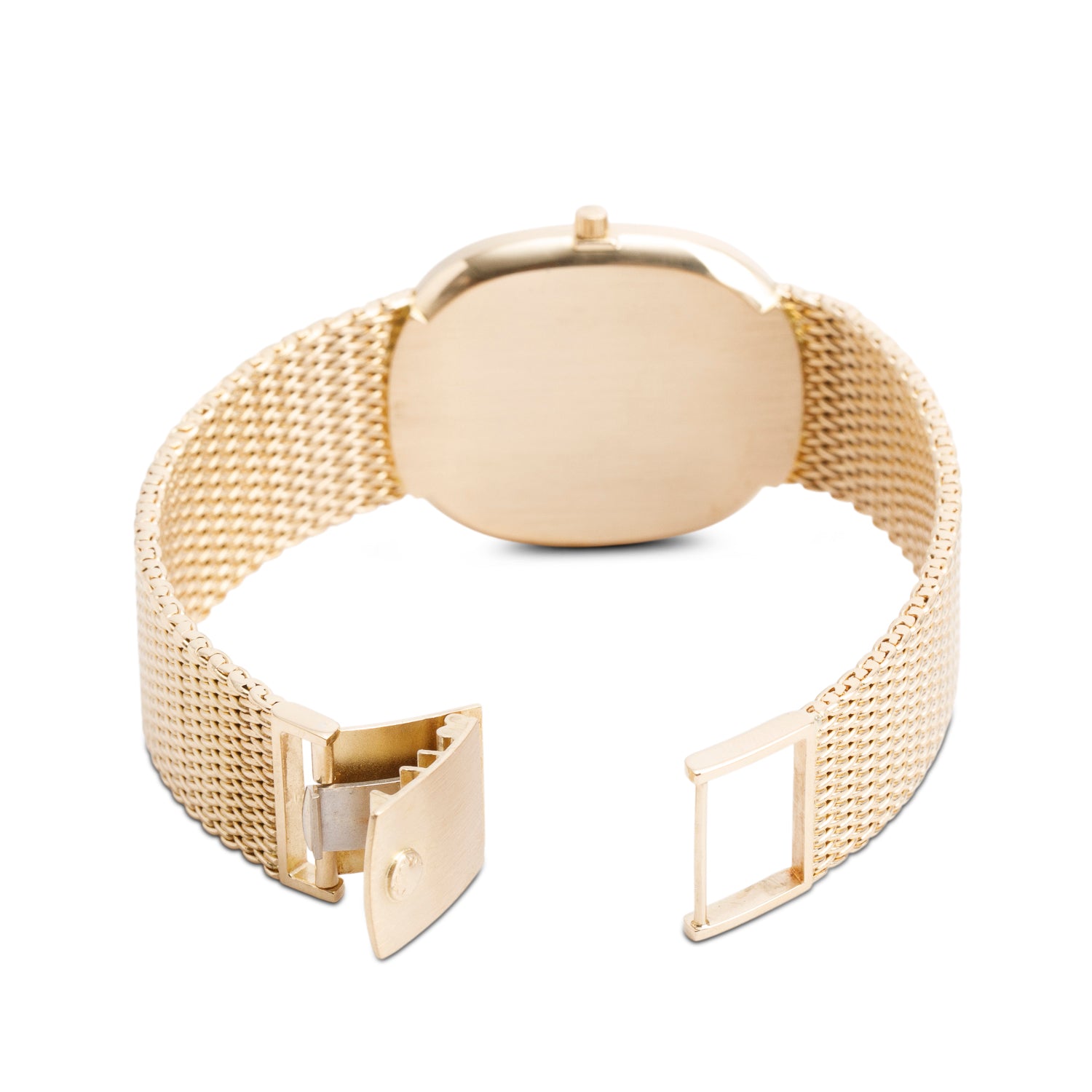 Patek Philippe 18k Yellow Gold Golden Ellipse Automatic Watch Gold Dial