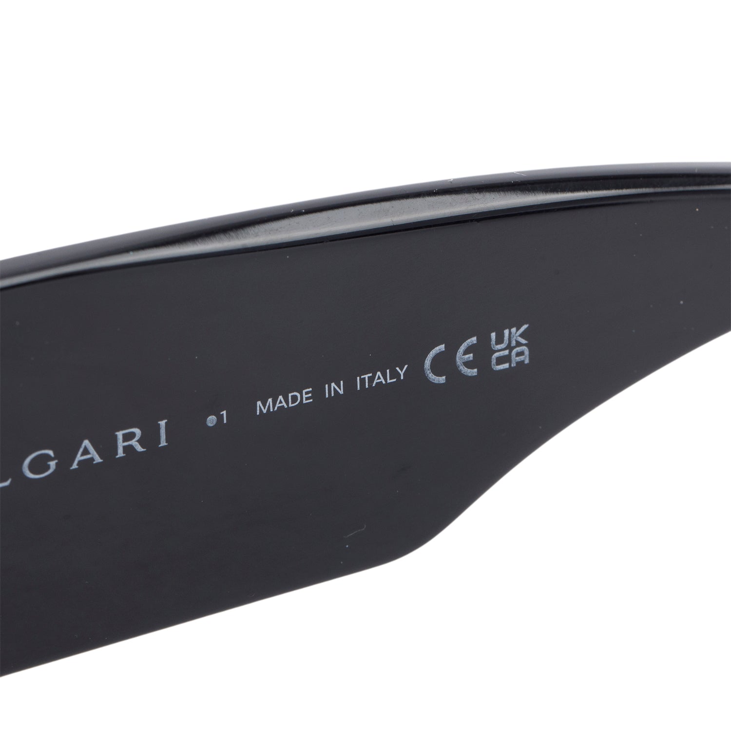 Bulgari BV40044F Black Acetate Serpenti Forever Rectangle Sunglasses