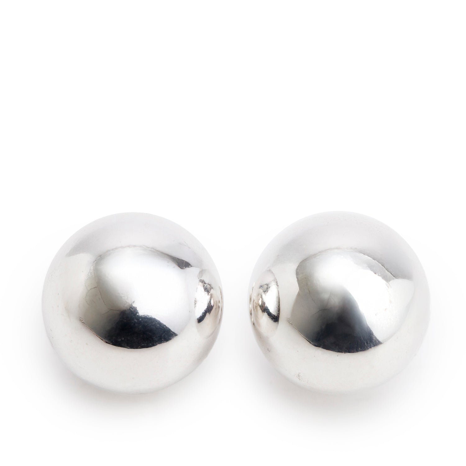Tiffany & Co. Sterling Silver HardWear 10 MM Ball Earrings