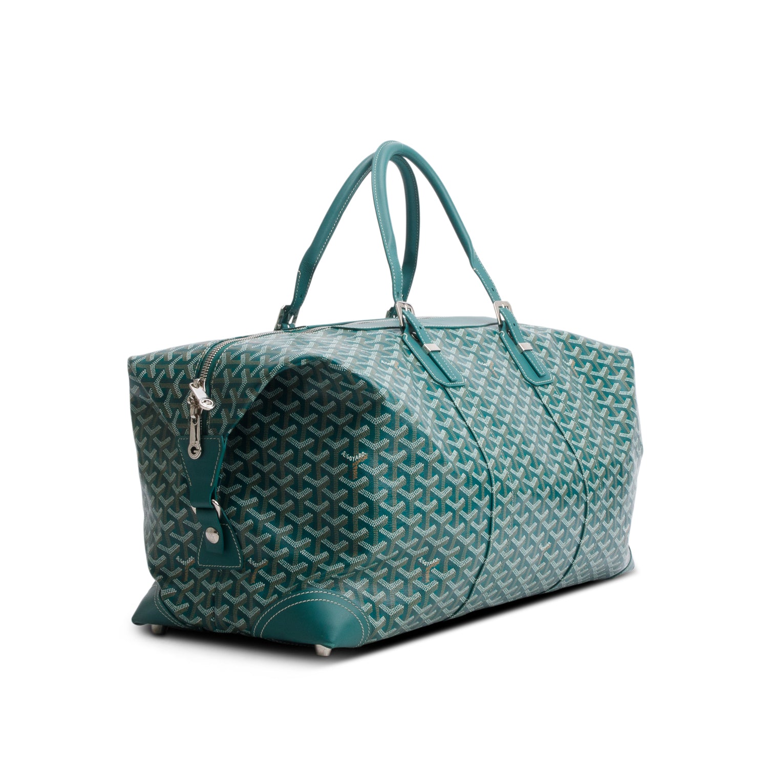 Goyard 2023 Green Goyardine Canvas Boeing 55 Duffle Bag