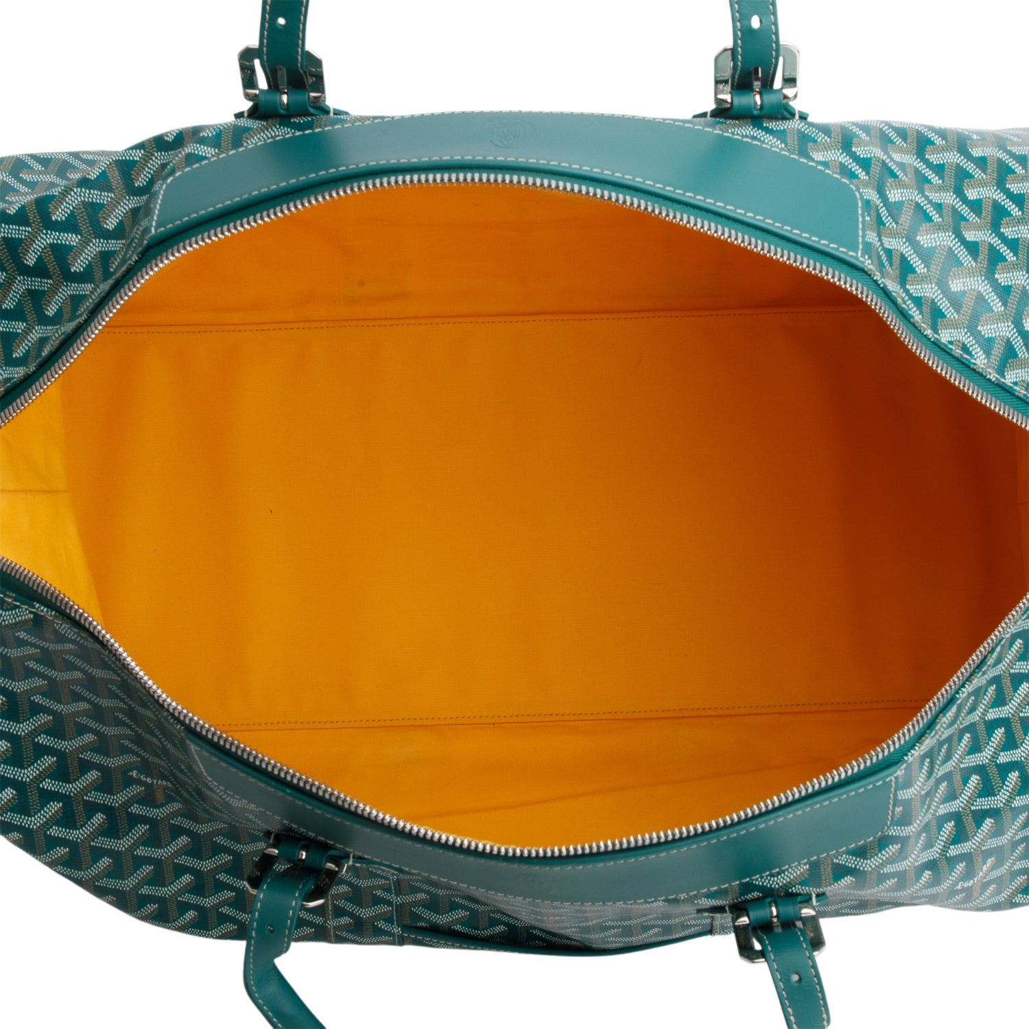 Goyard 2023 Green Goyardine Canvas Boeing 55 Duffle Bag