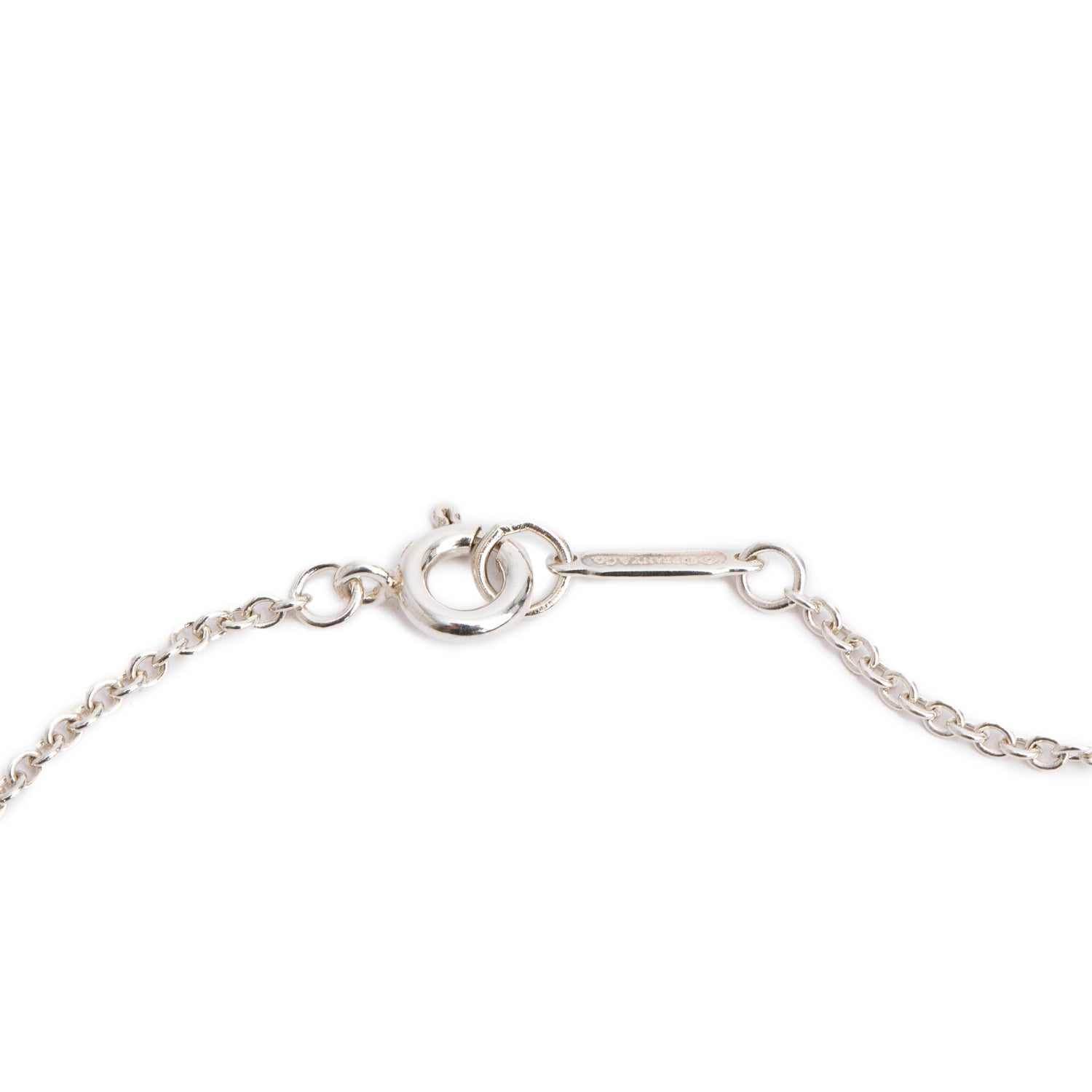 Tiffany & Co. Sterling Silver 1837 Interlocking Circles Lariat Necklace