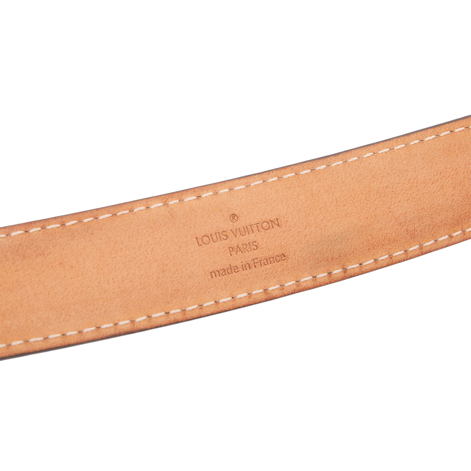 Louis Vuitton Mini Monogram LV Initials Belt 85 34