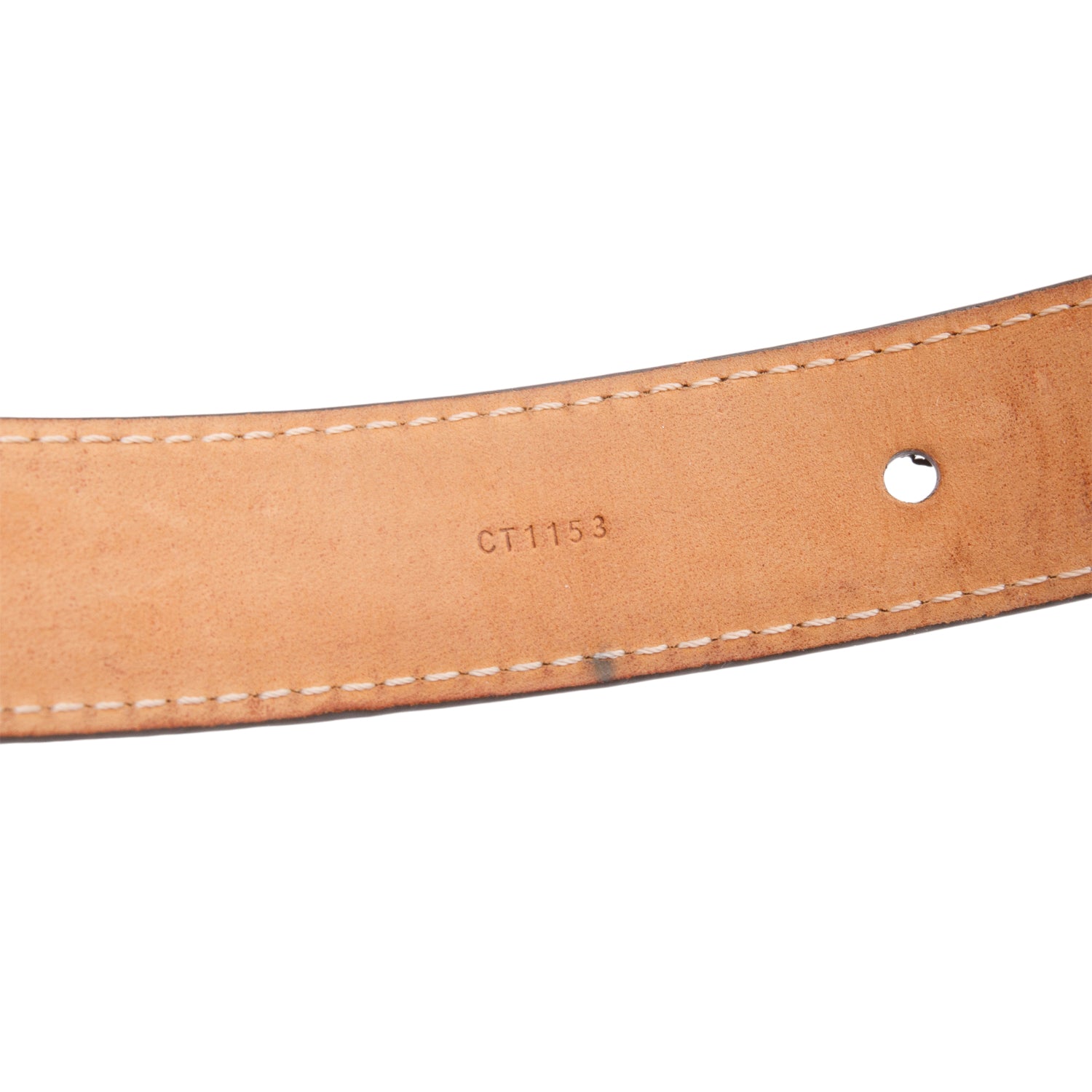 Louis Vuitton Mini Monogram LV Initials Belt 85 34