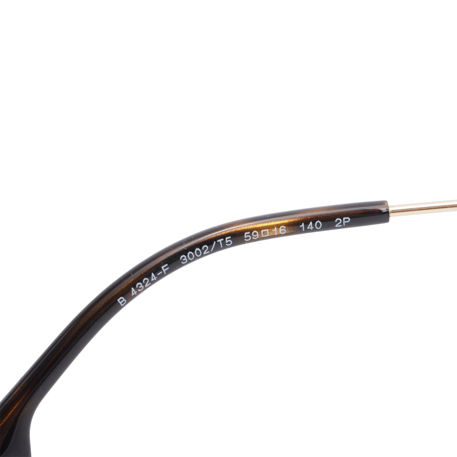 Burberry 4324-F Tortoise Acetate Havana Oversized Sunglasses w/ Case