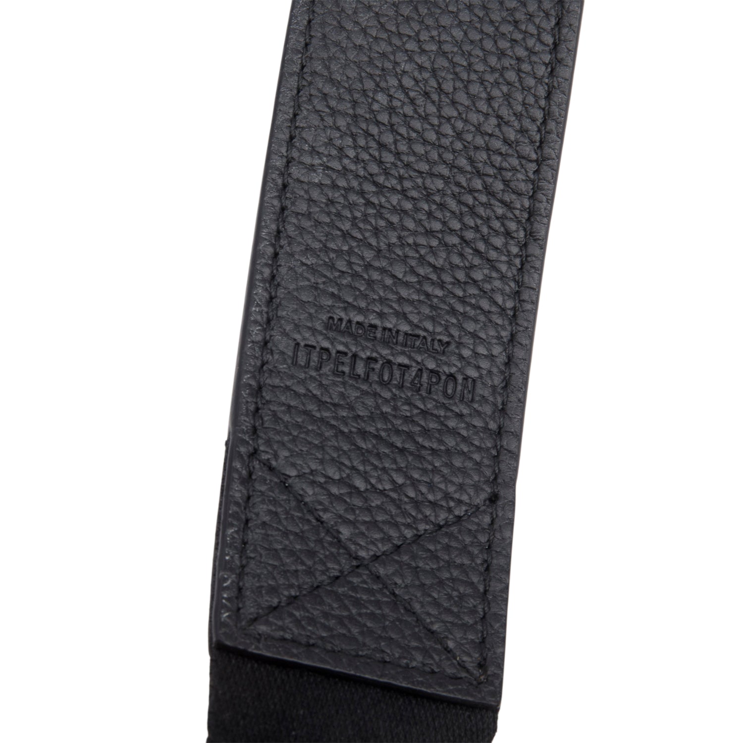 Burberry Black/Beige Check Bag Strap