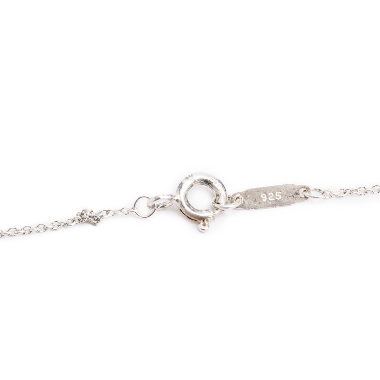 Tiffany & Co. Sterling Silver Geometric Heart Pendant Necklace