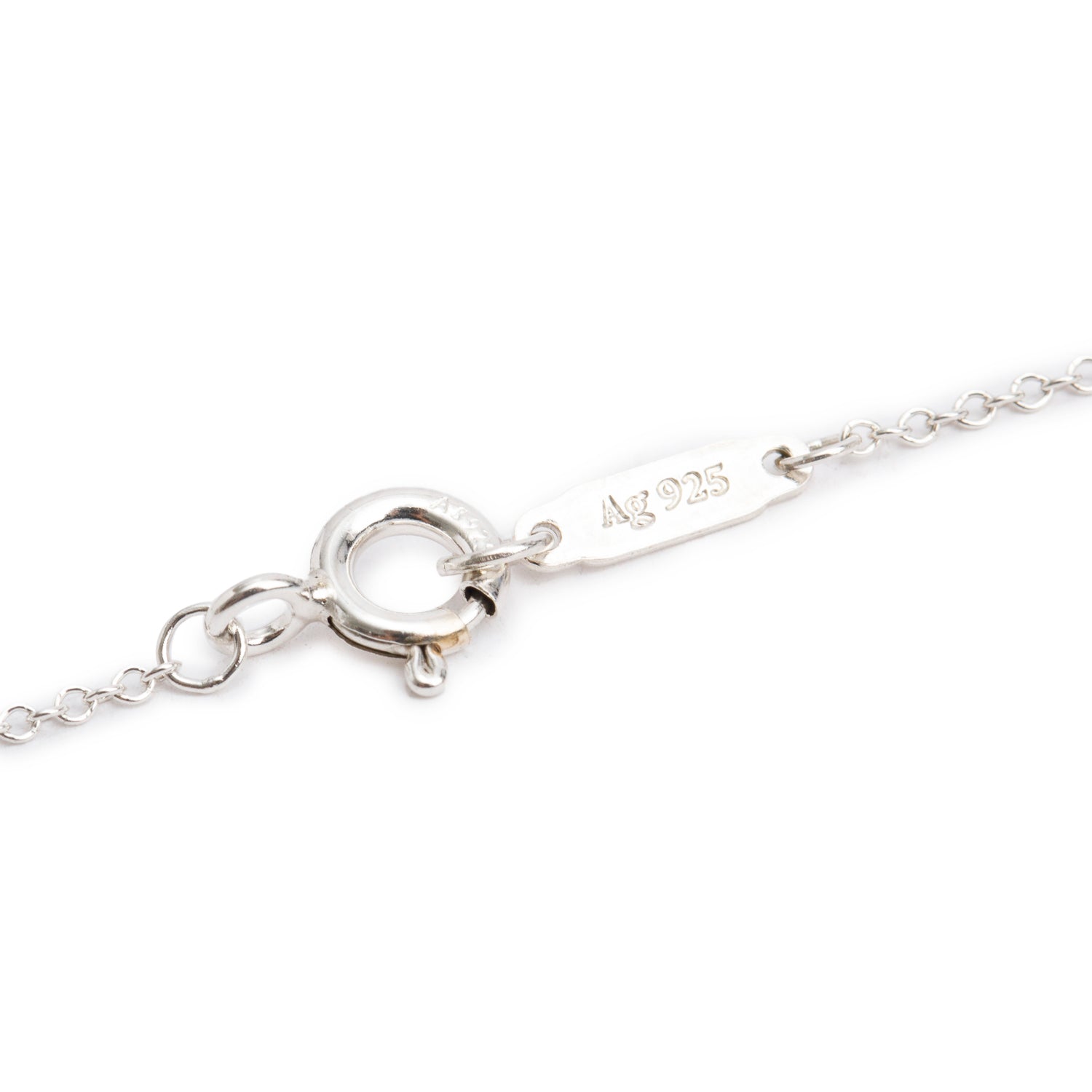 Tiffany & Co. Sterling Silver Small Ladybug Pendant Necklace with Blue & Black Enamel