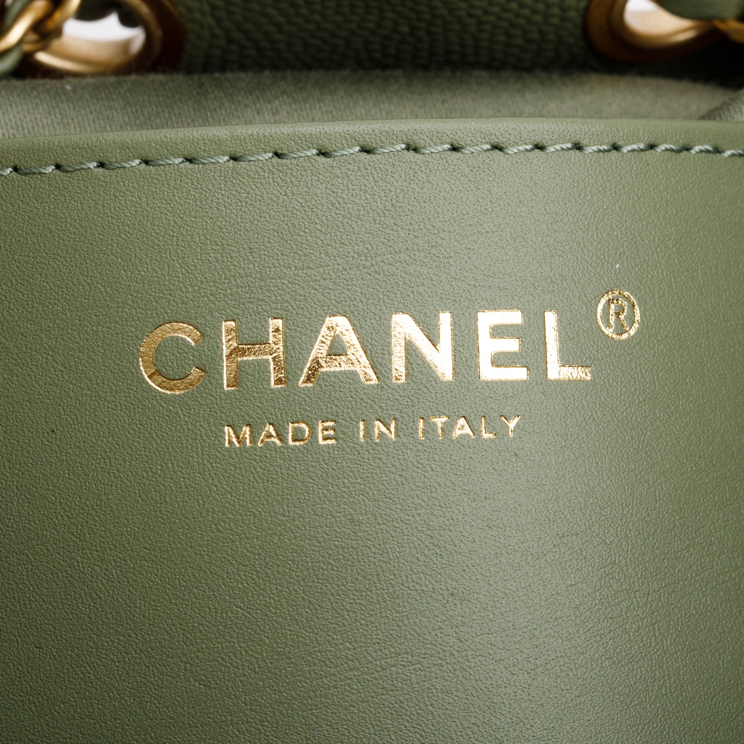 Chanel 2025 Green Caviar Quilted Mini Chanel 25 Handbag w/ Box & Receipt