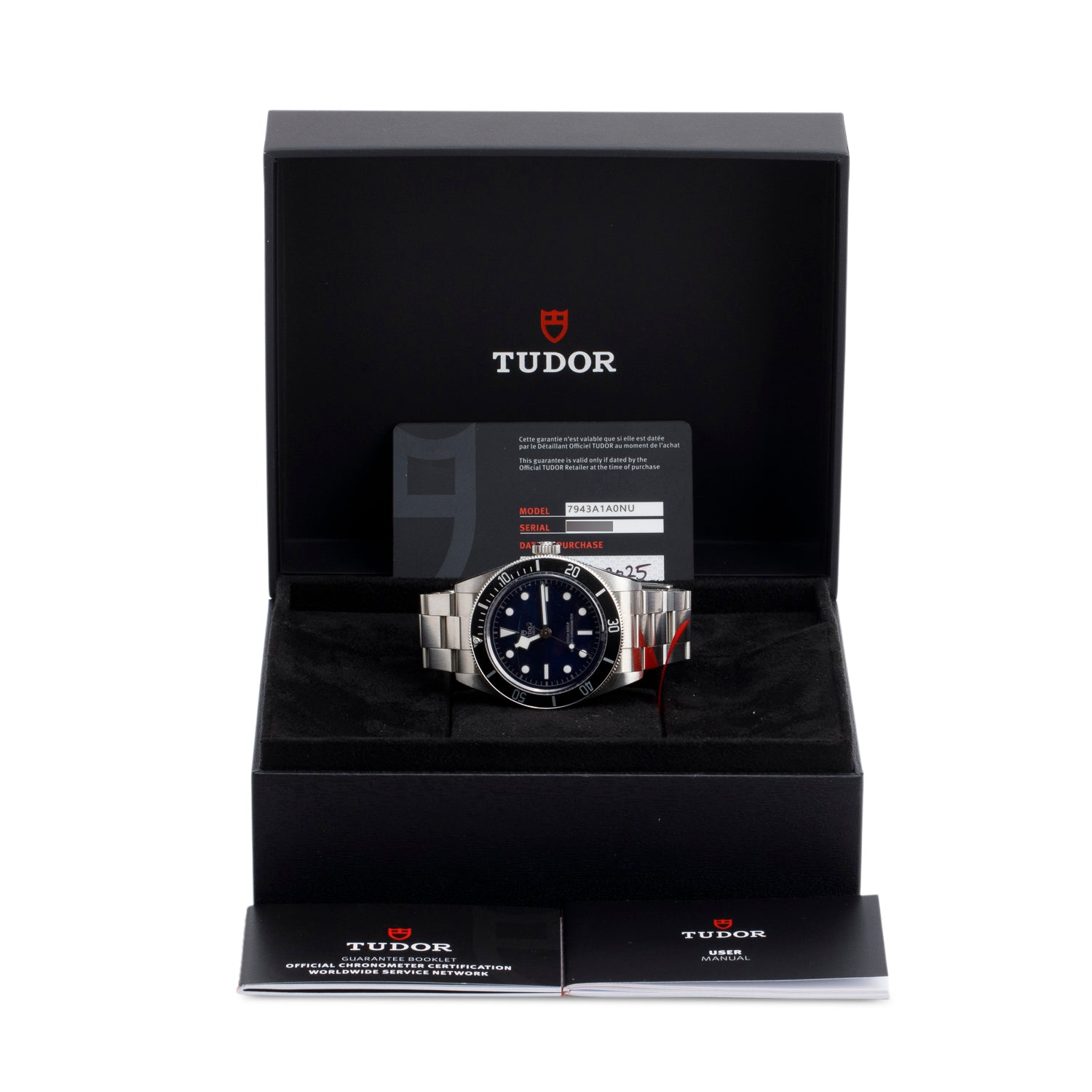 Tudor 2025 Stainless Steel Black Bay 68 43 MM Automatic Watch Blue Dial 7943A1A0NU w/ Box & Papers
