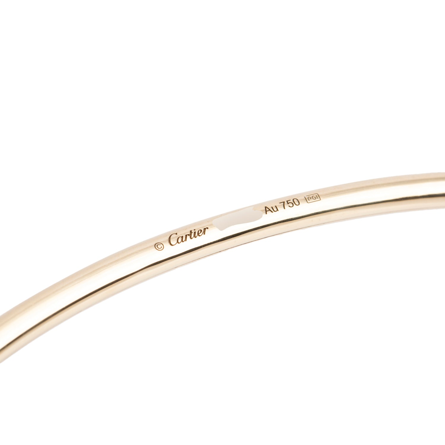 Cartier 2025 18k Yellow Gold Diamond Juste Un Clou Torque Necklace, Small Model w/ Box, Receipt & Certificate