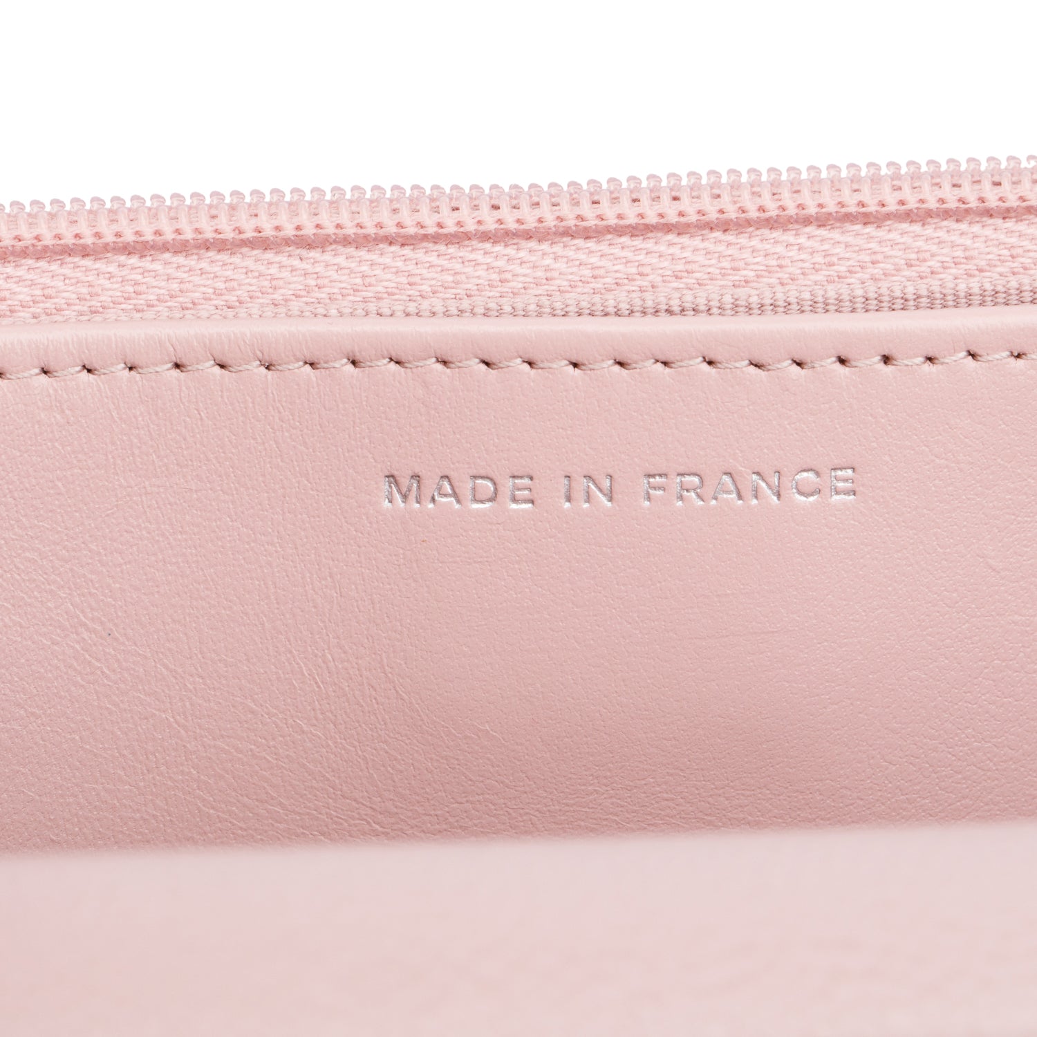 Chanel Pink Caviar Quilted Classic Wallet on Chain