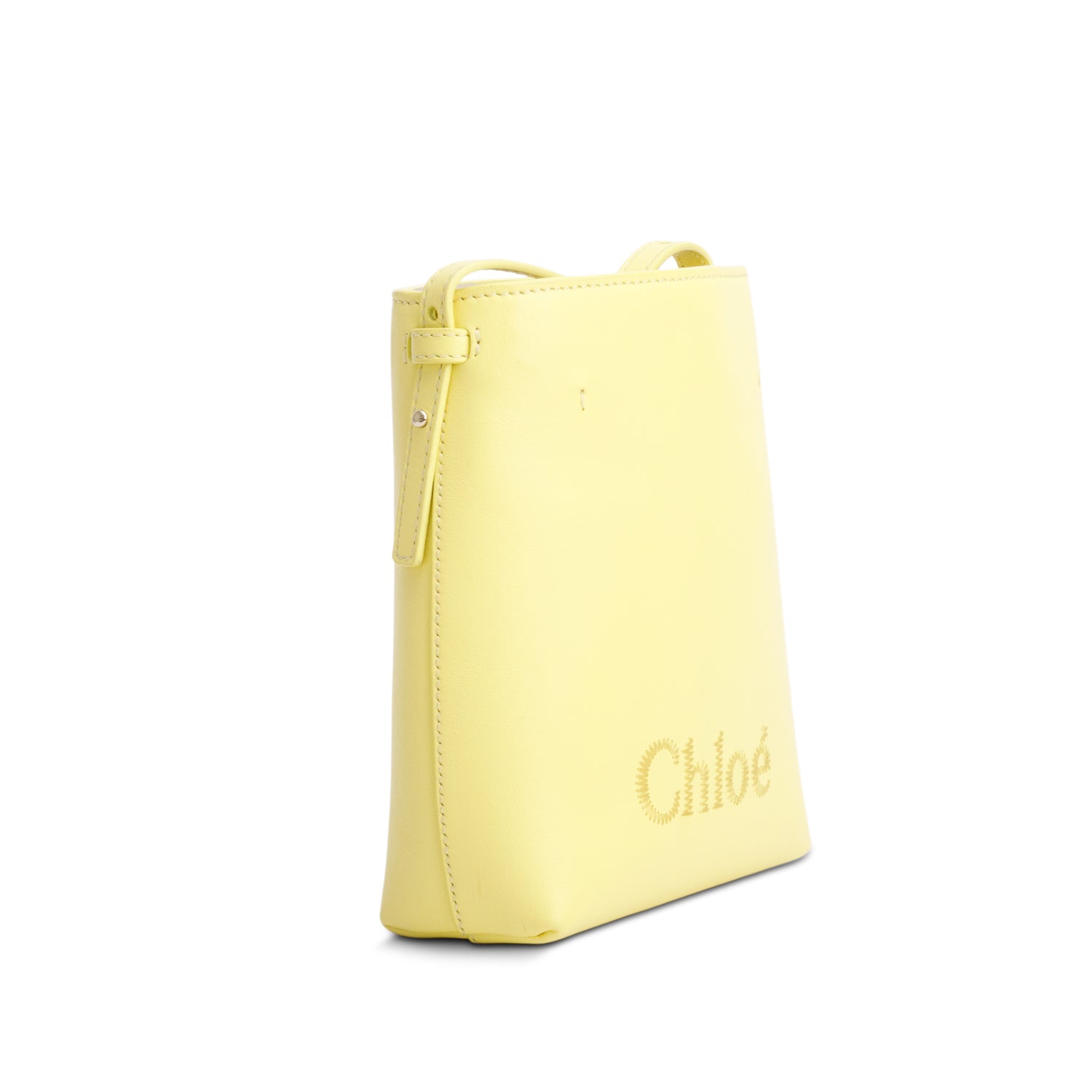 Chloe 2023 Calfskin Leather Micro Sense Tote w/ Strap & Authenticity Card