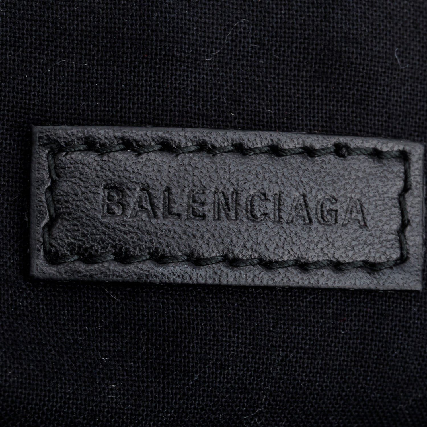 Balenciaga Black Nylon All Over Logo Explorer Backpack