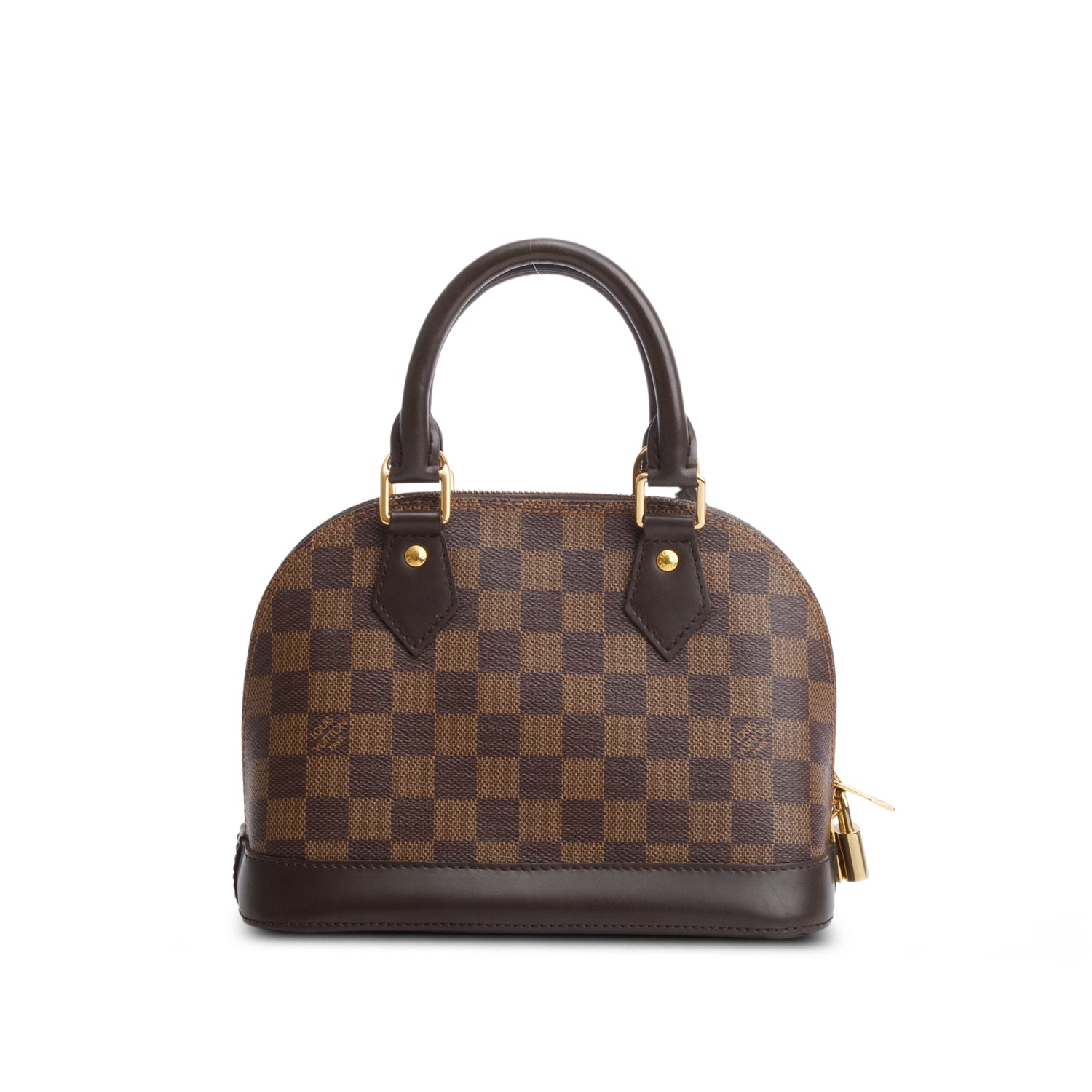 Louis Vuitton 2020 Damier Ebene Alma BB w/ Box & Receipt