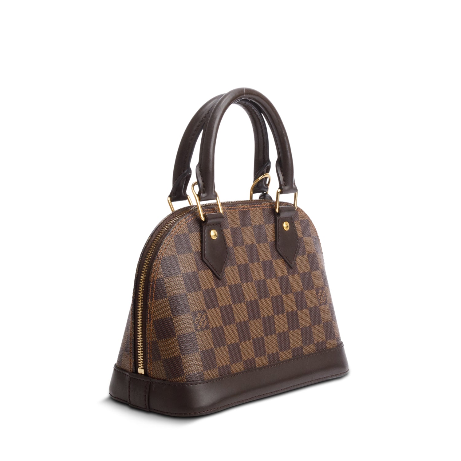 Louis Vuitton 2020 Damier Ebene Alma BB w/ Box & Receipt